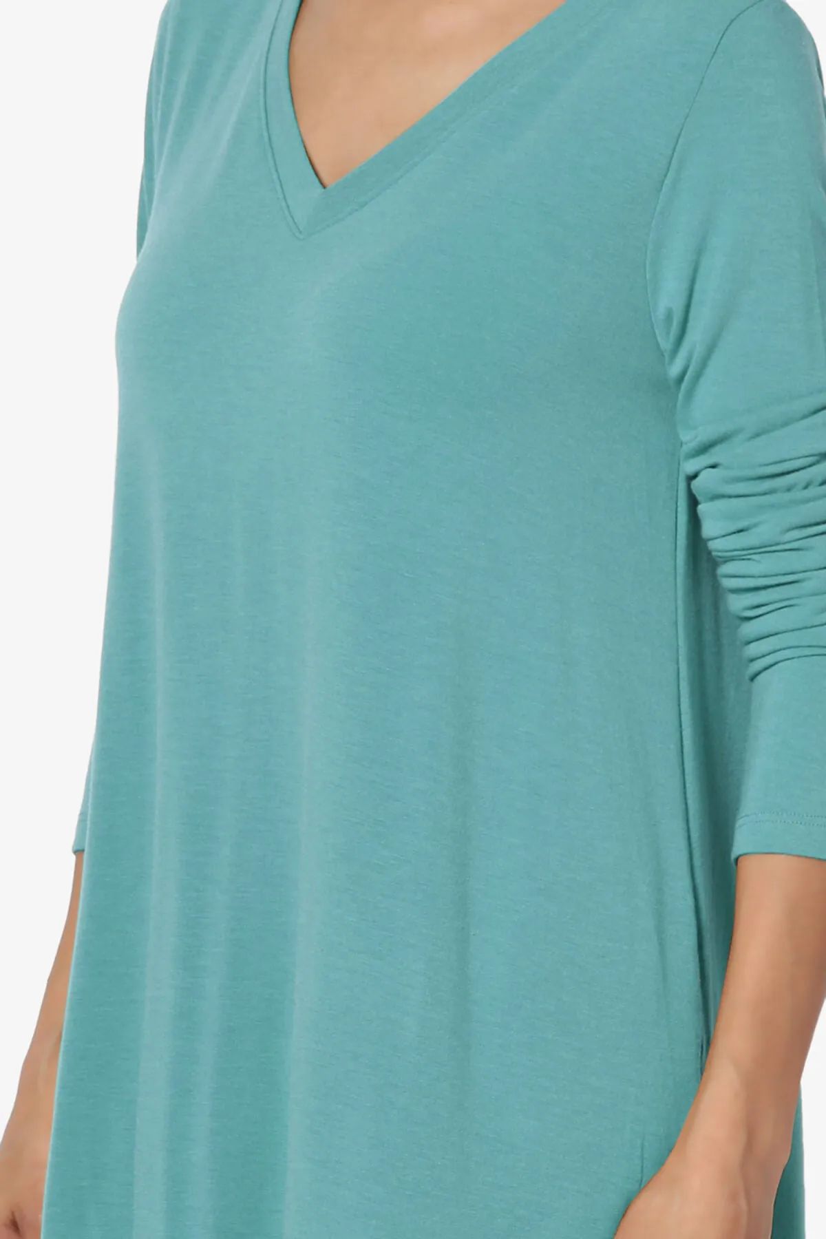 Ramada Long Sleeve Flowy Jersey Top PLUS