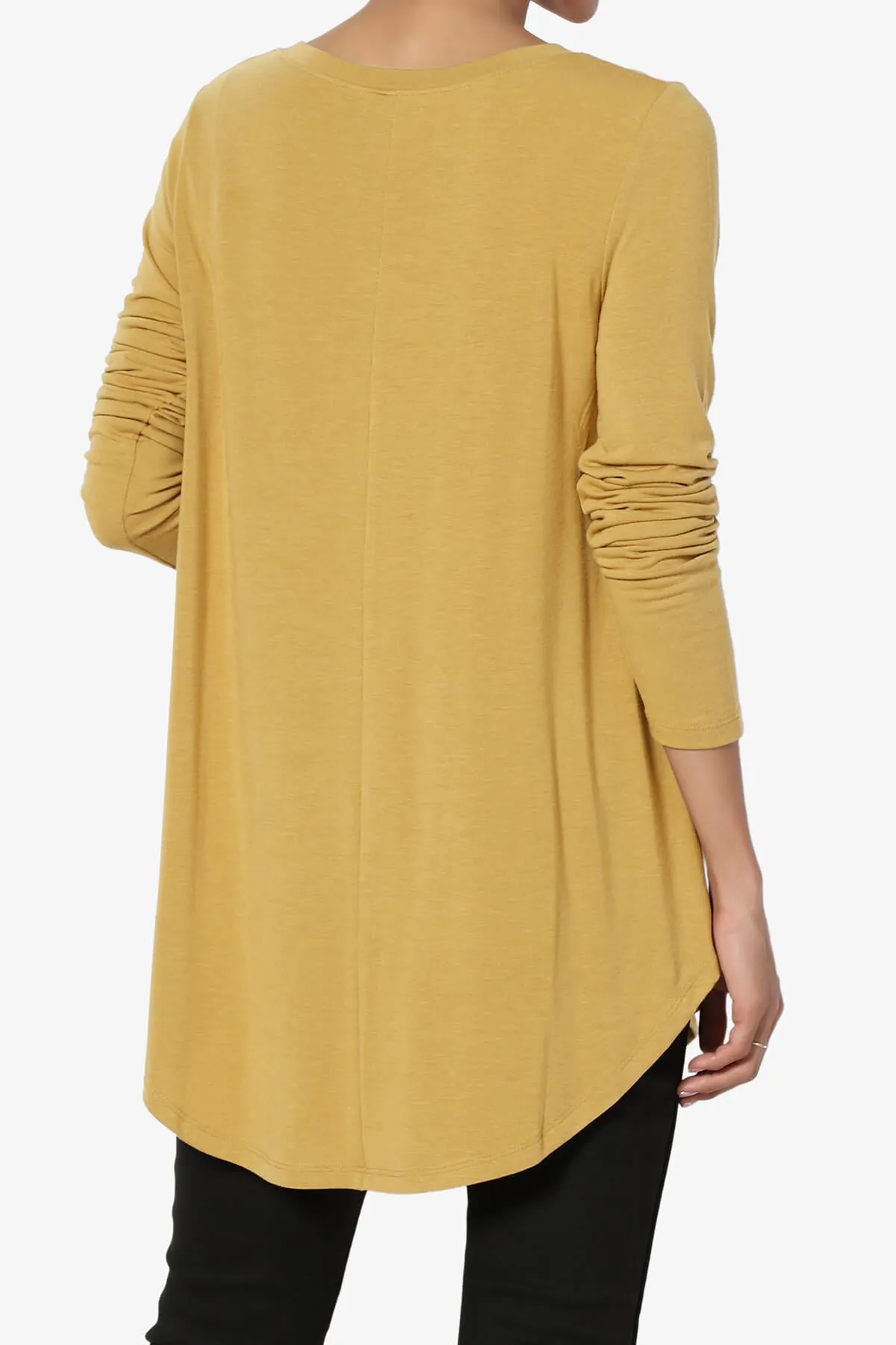 Ramada Long Sleeve Flowy Jersey Top PLUS