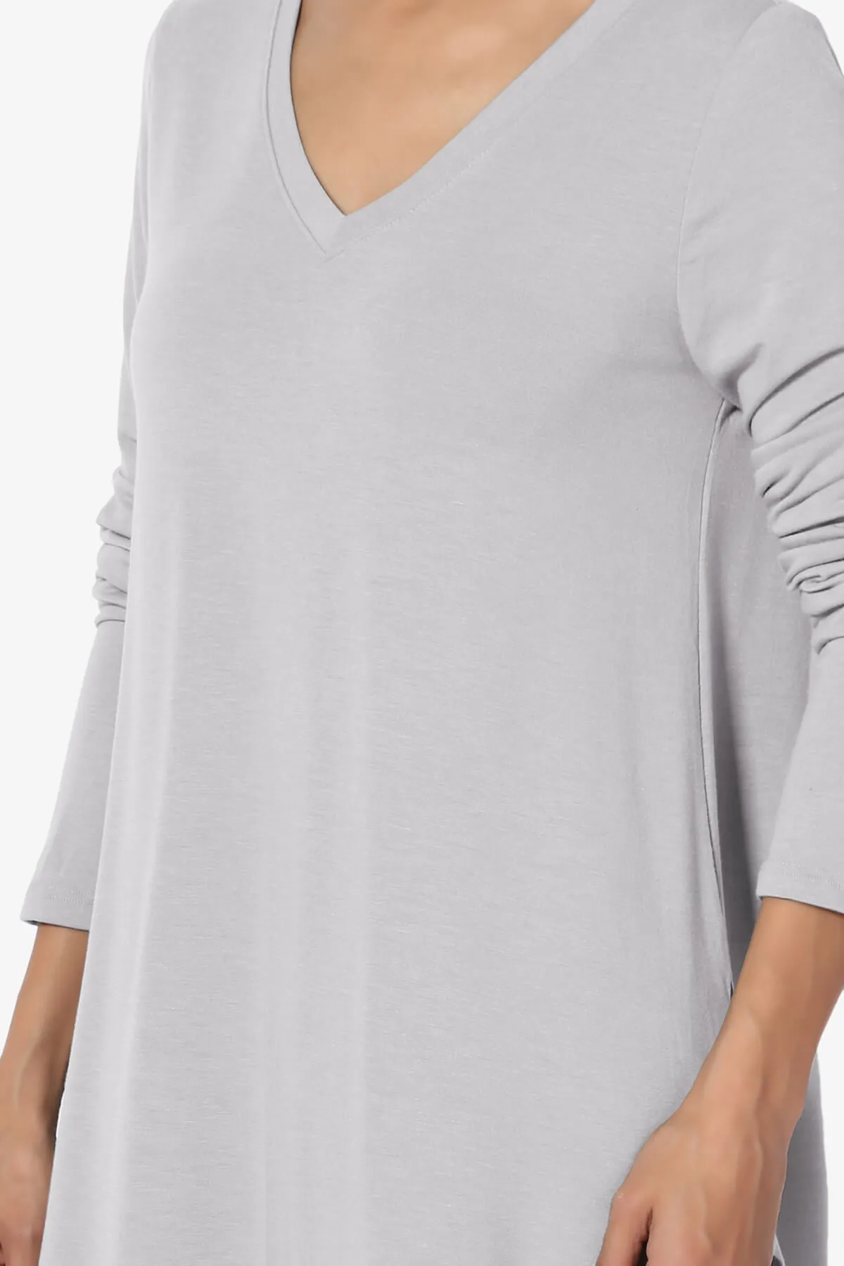 Ramada Long Sleeve Flowy Jersey Top PLUS