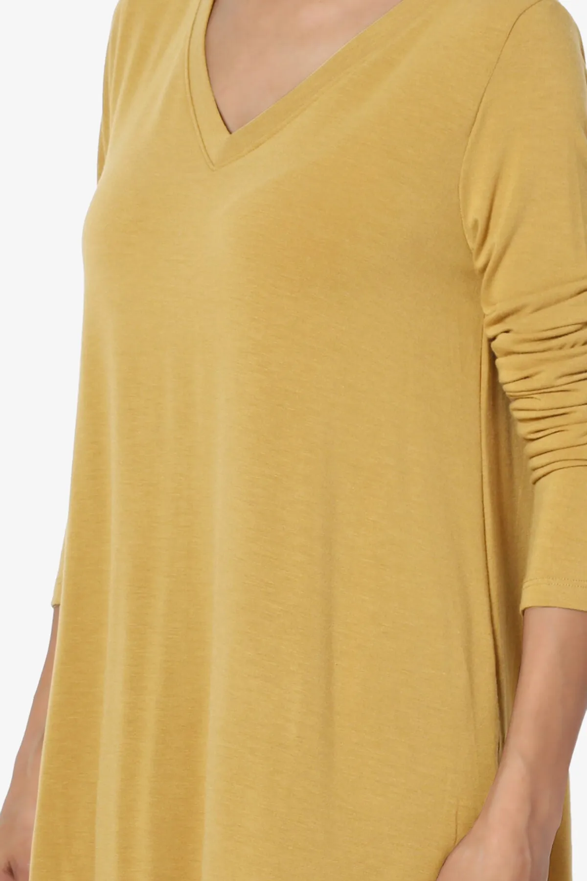 Ramada Long Sleeve Flowy Jersey Top PLUS