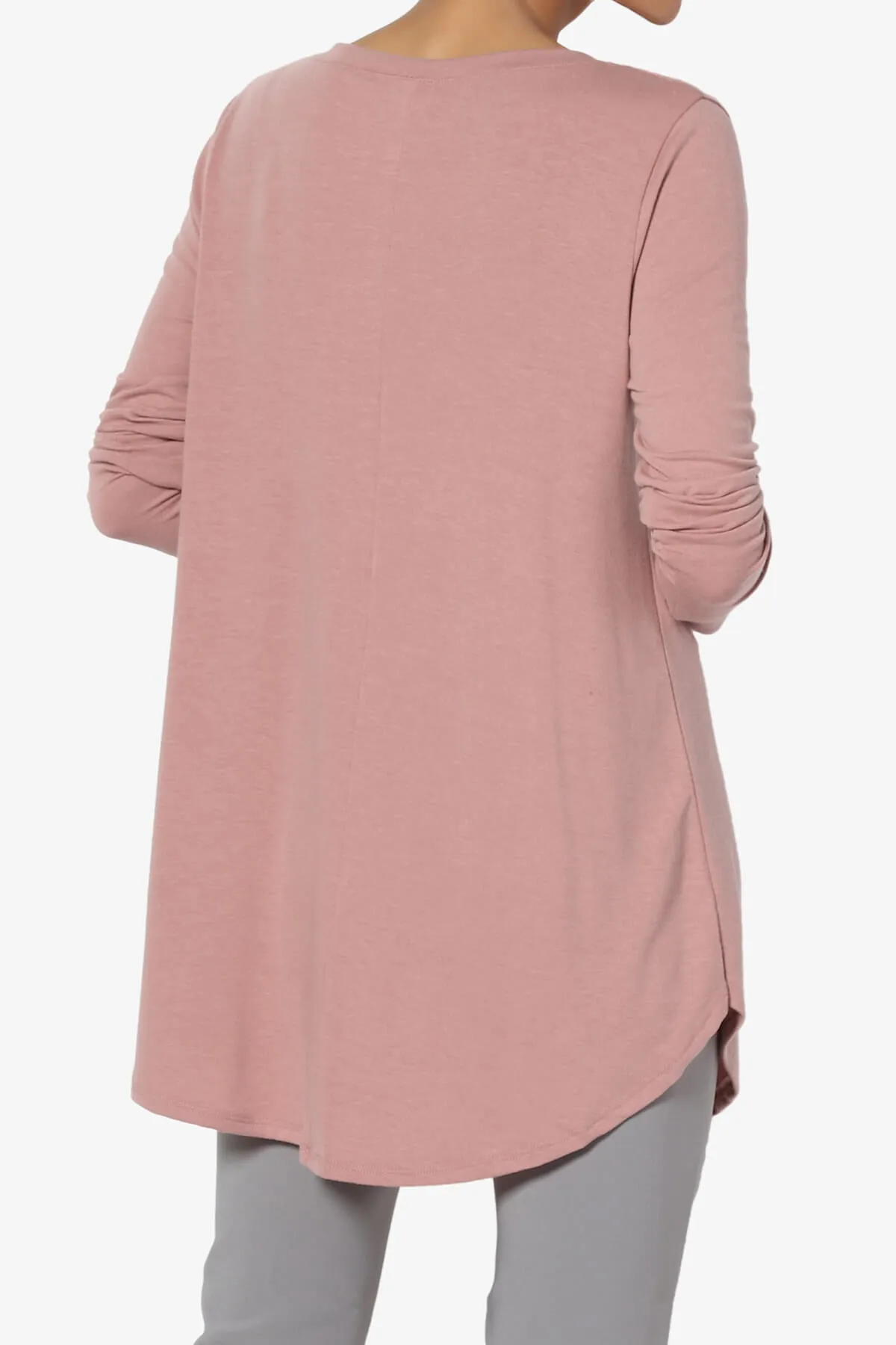 Ramada Long Sleeve Flowy Jersey Top PLUS