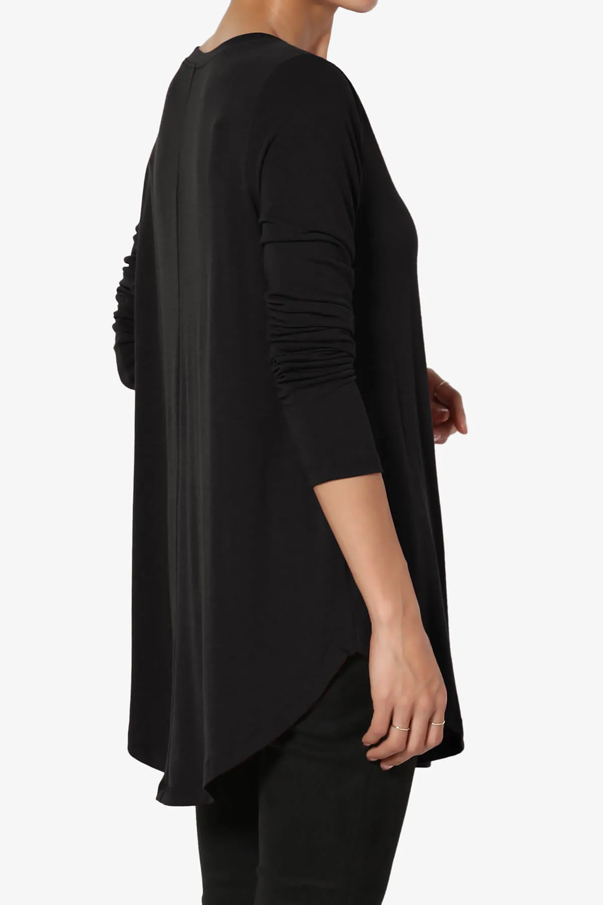 Ramada Long Sleeve Flowy Jersey Top PLUS