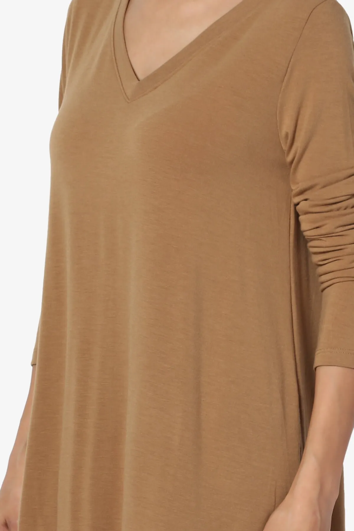 Ramada Long Sleeve Flowy Jersey Top PLUS