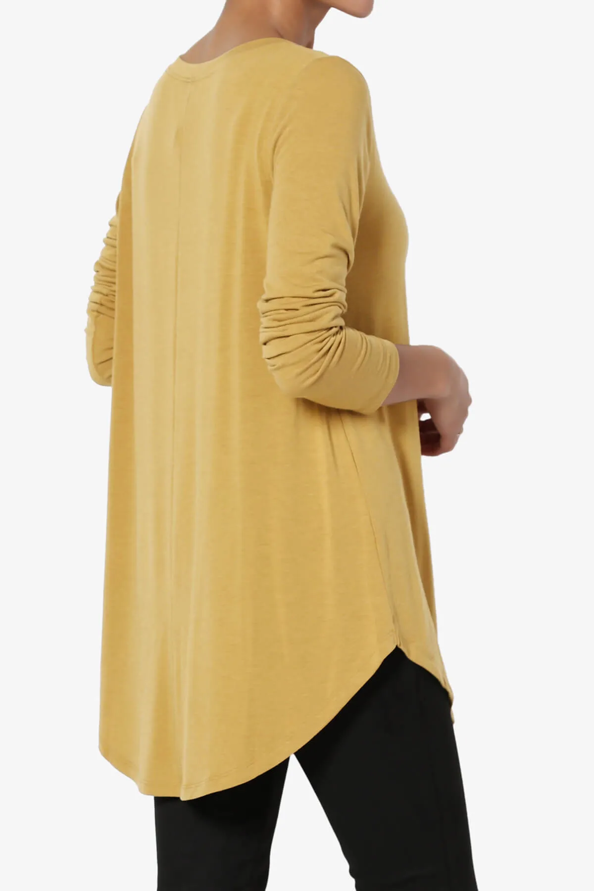 Ramada Long Sleeve Flowy Jersey Top PLUS