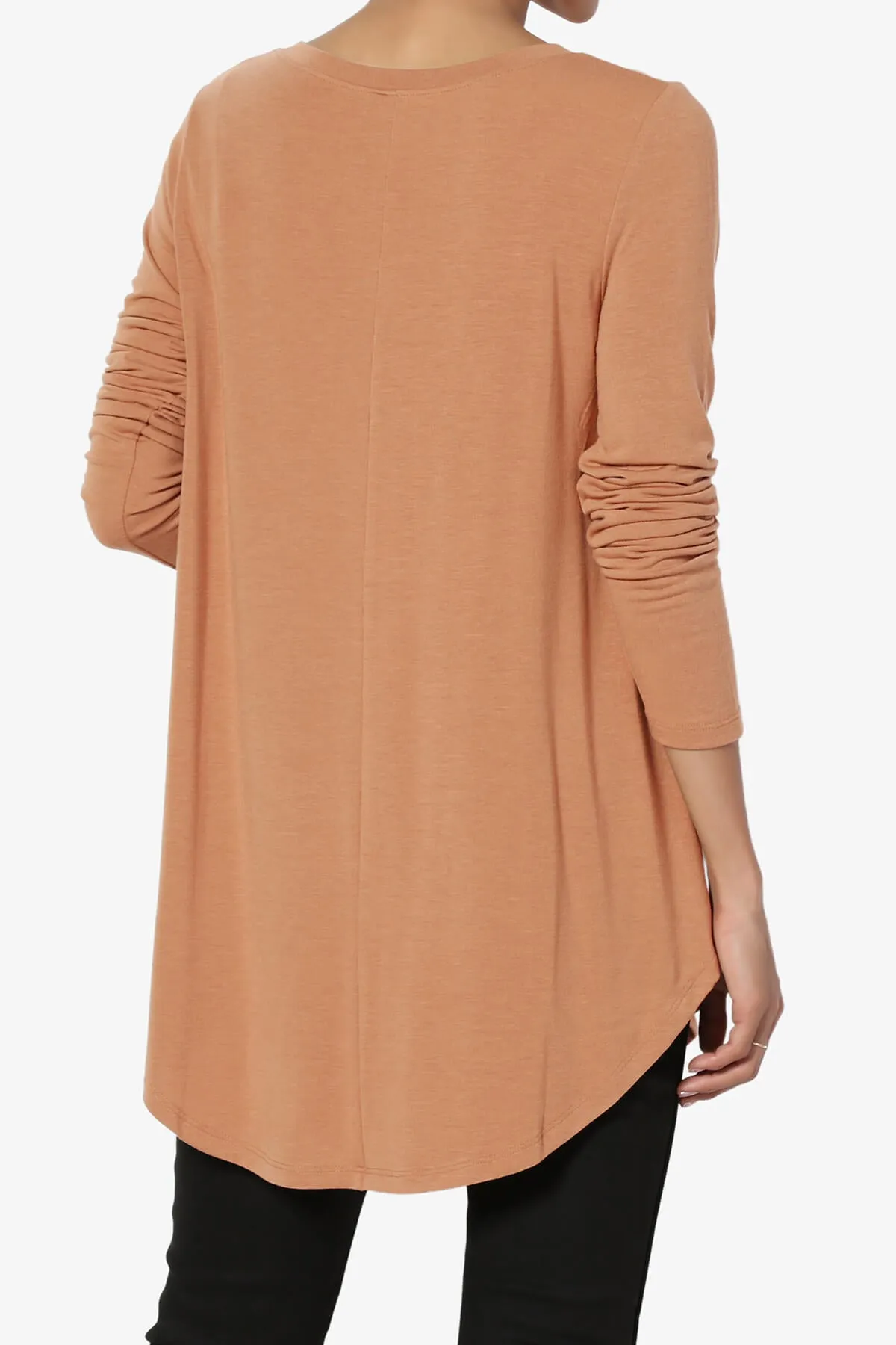 Ramada Long Sleeve Flowy Jersey Top PLUS