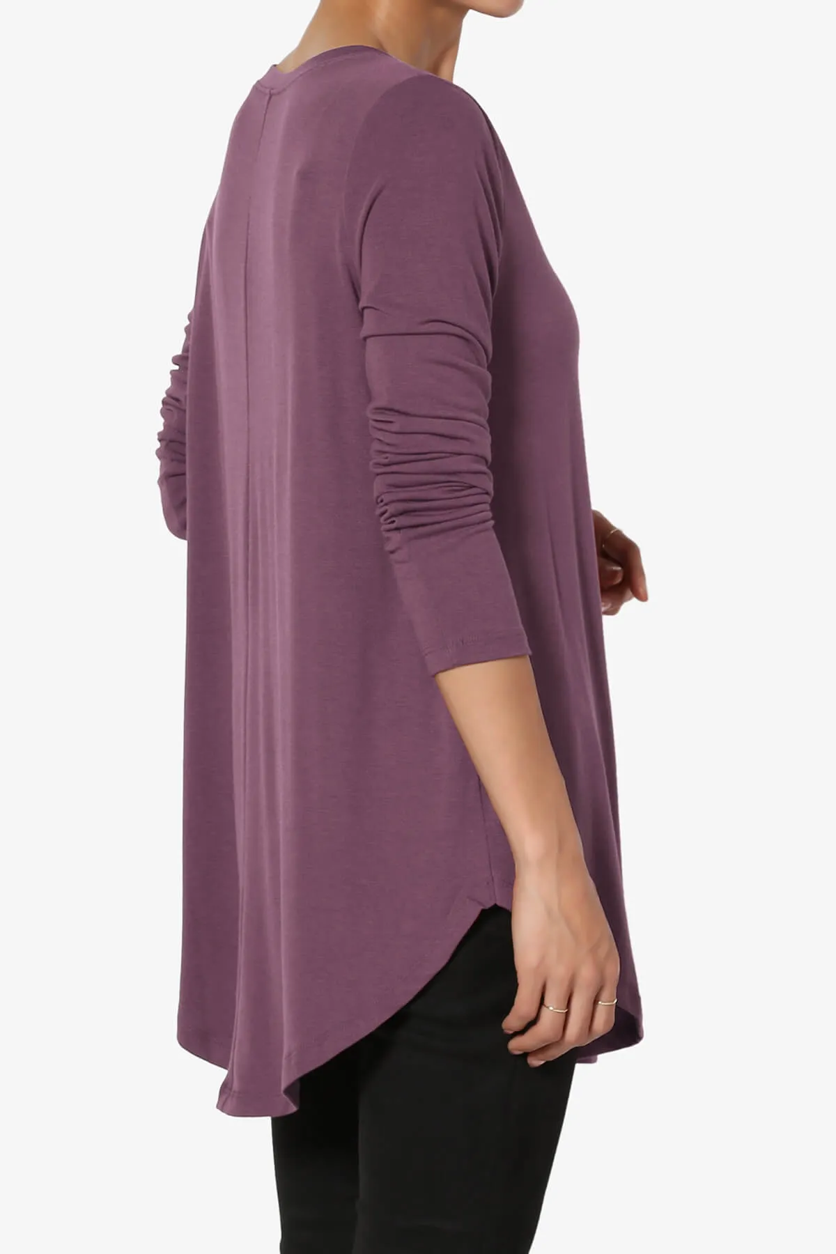 Ramada Long Sleeve Flowy Jersey Top PLUS