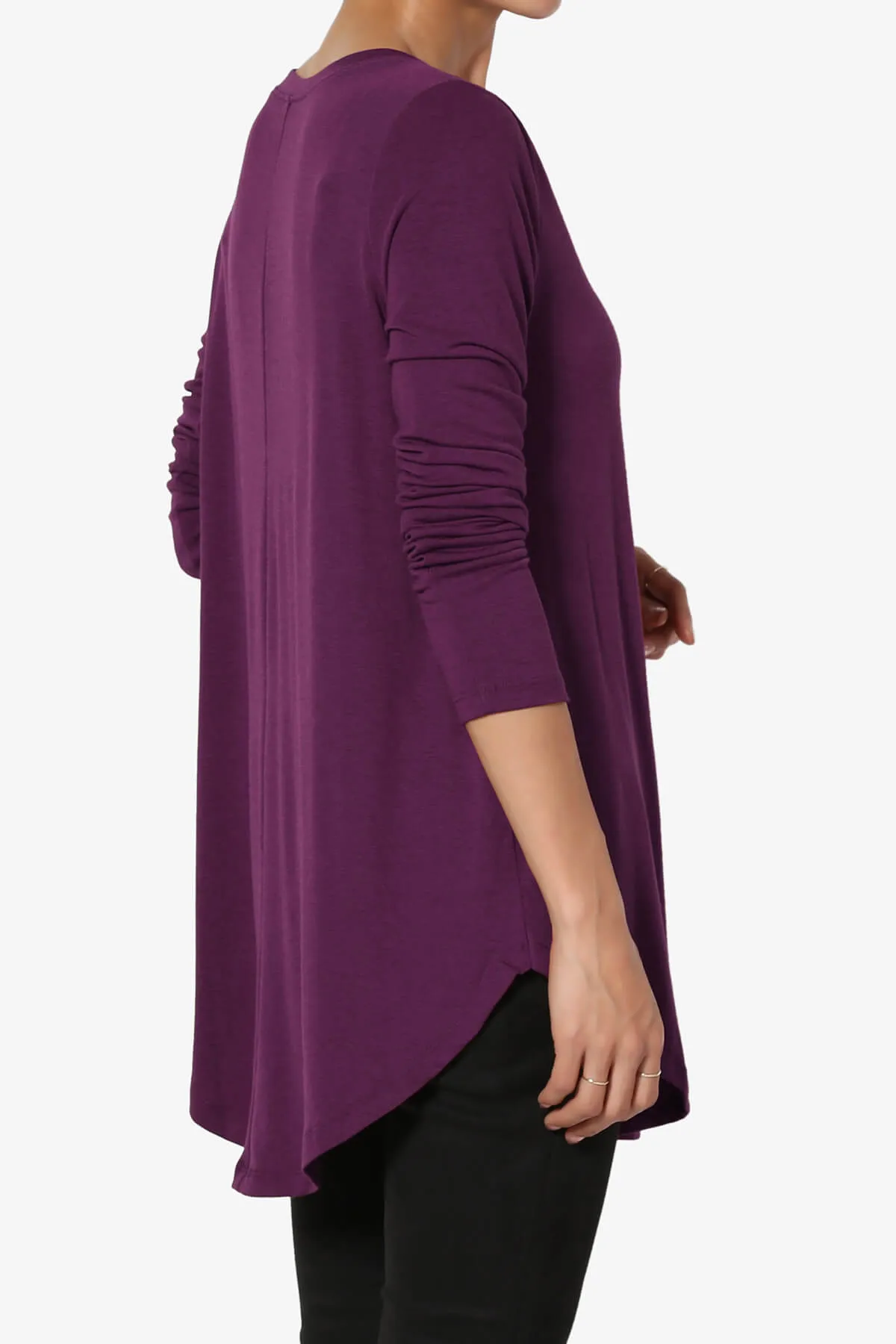 Ramada Long Sleeve Flowy Jersey Top PLUS