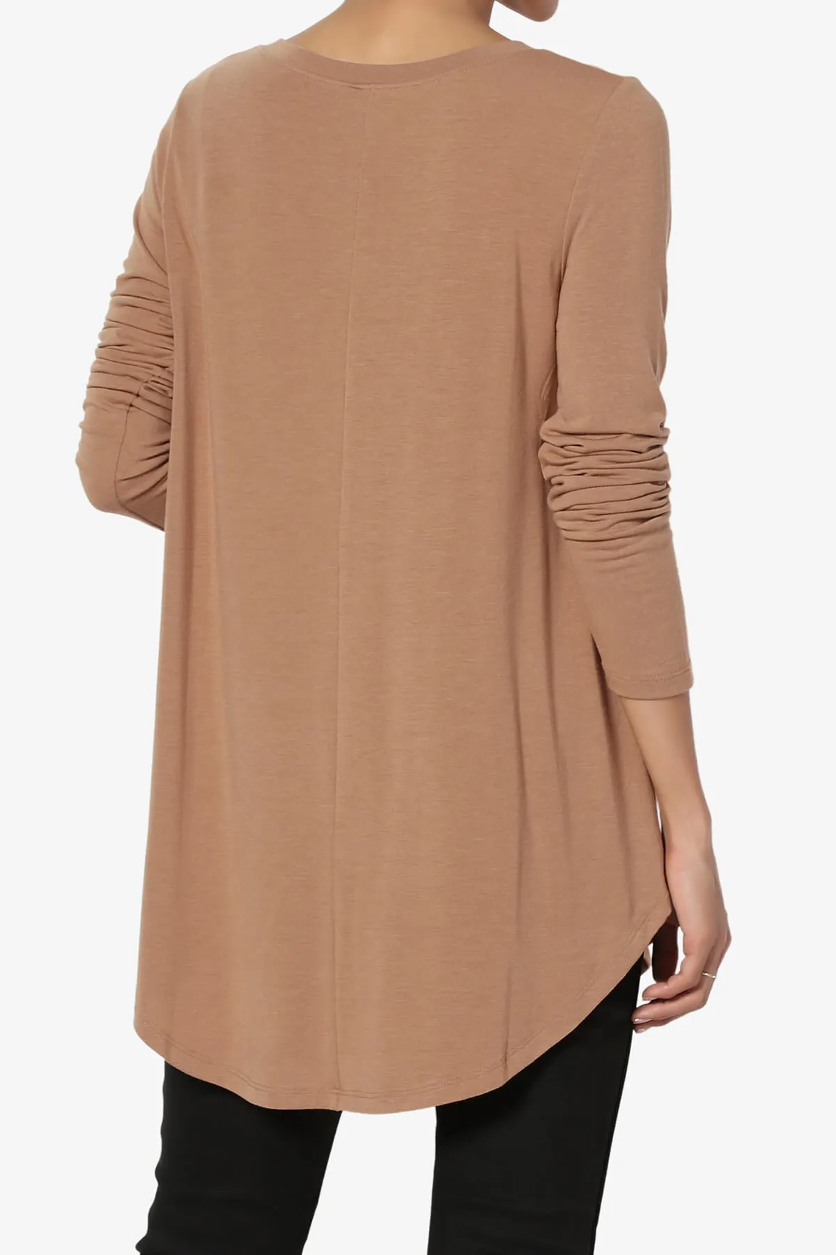 Ramada Long Sleeve Flowy Jersey Top PLUS