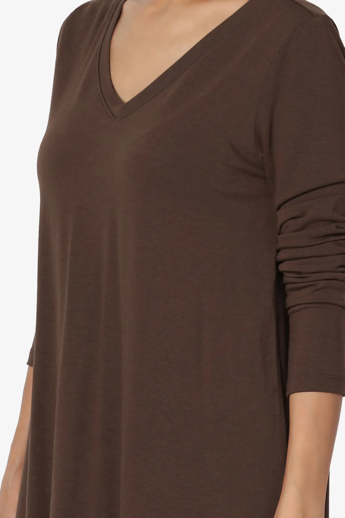Ramada Long Sleeve Flowy Jersey Top PLUS