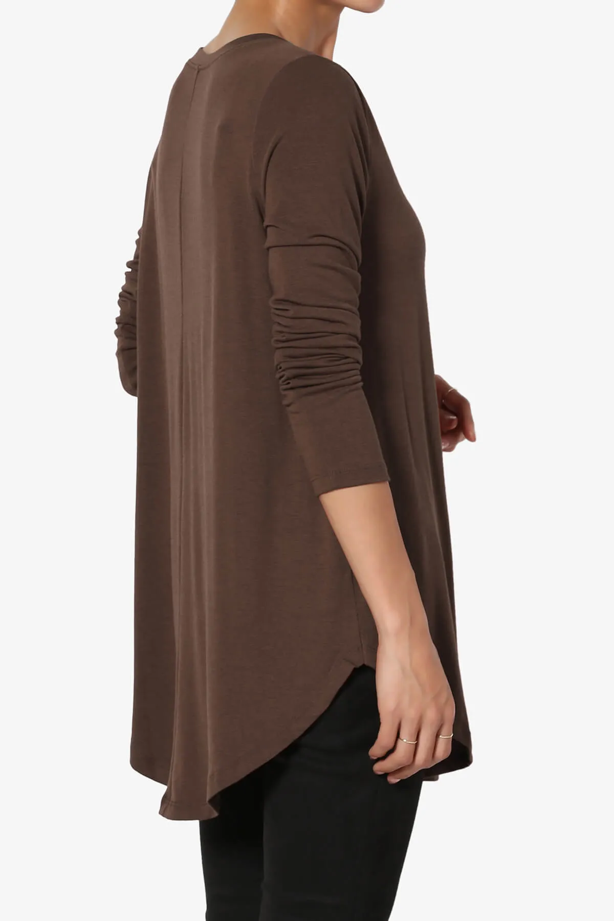 Ramada Long Sleeve Flowy Jersey Top PLUS