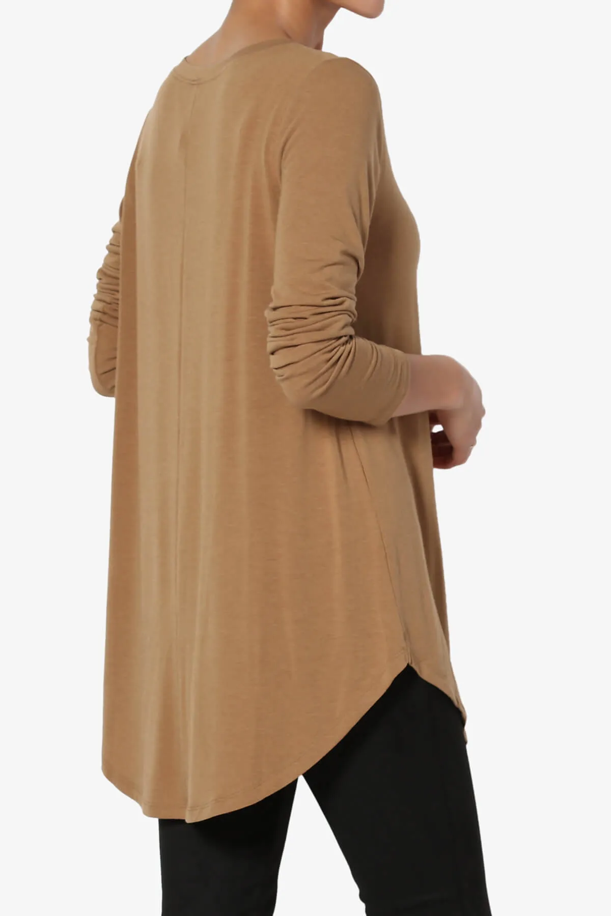 Ramada Long Sleeve Flowy Jersey Top PLUS