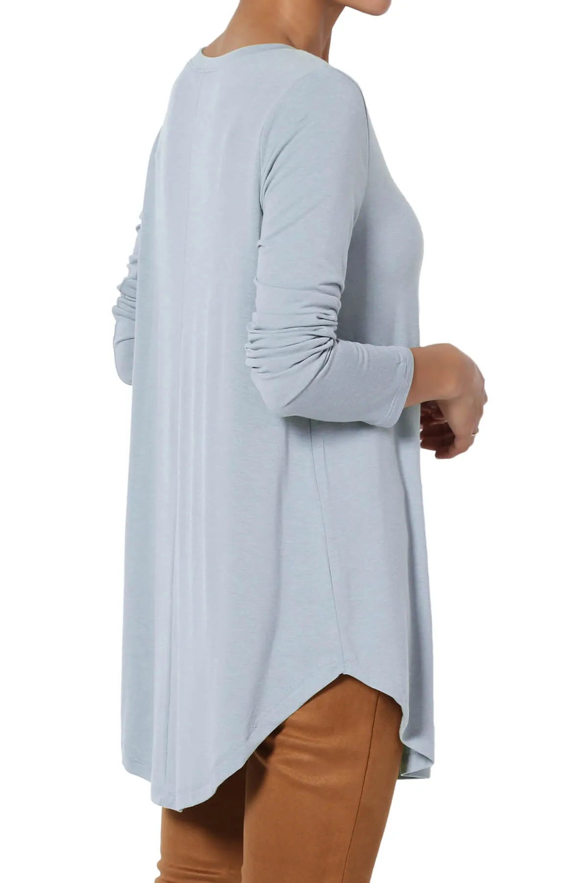 Ramada Long Sleeve Flowy Jersey Top PLUS