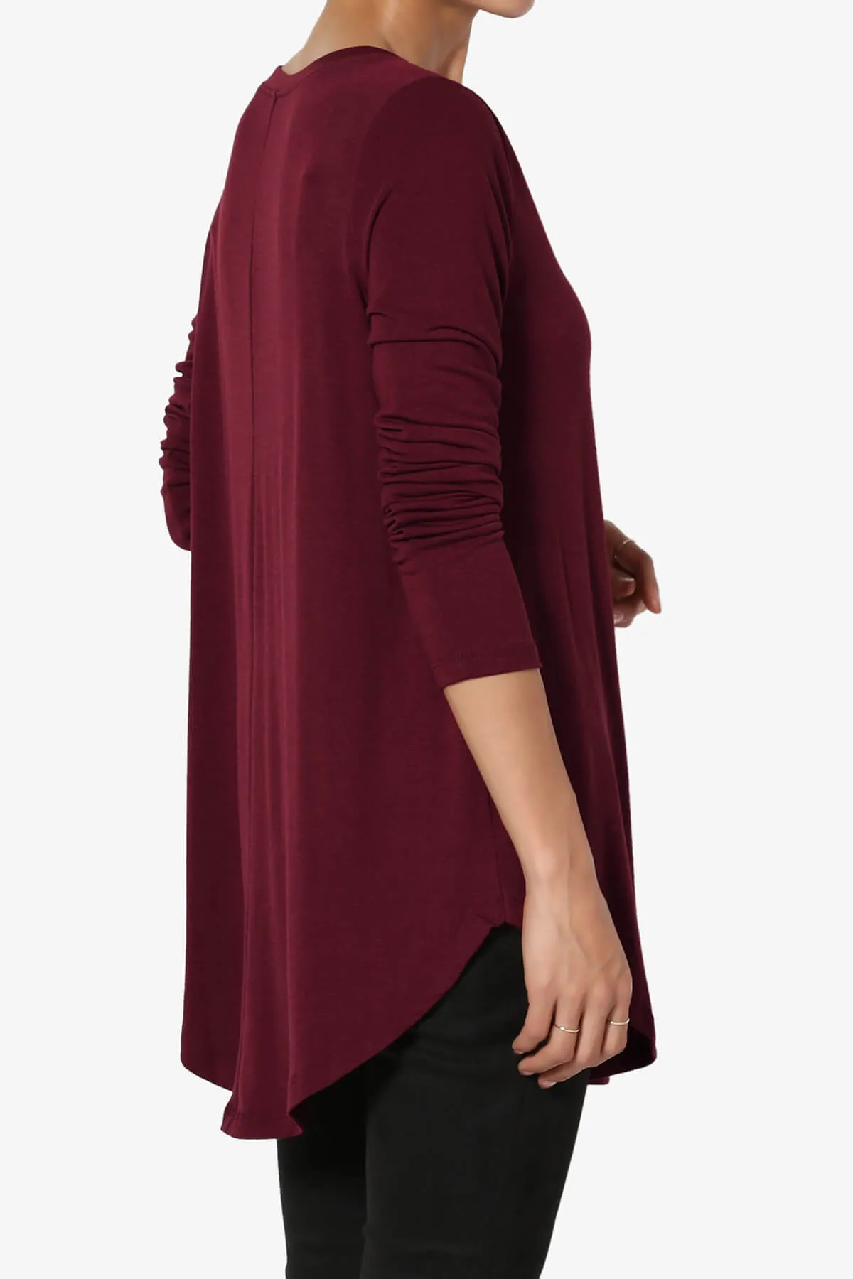 Ramada Long Sleeve Flowy Jersey Top PLUS