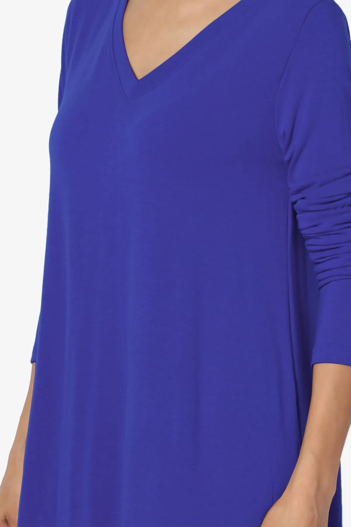 Ramada Long Sleeve Flowy Jersey Top PLUS