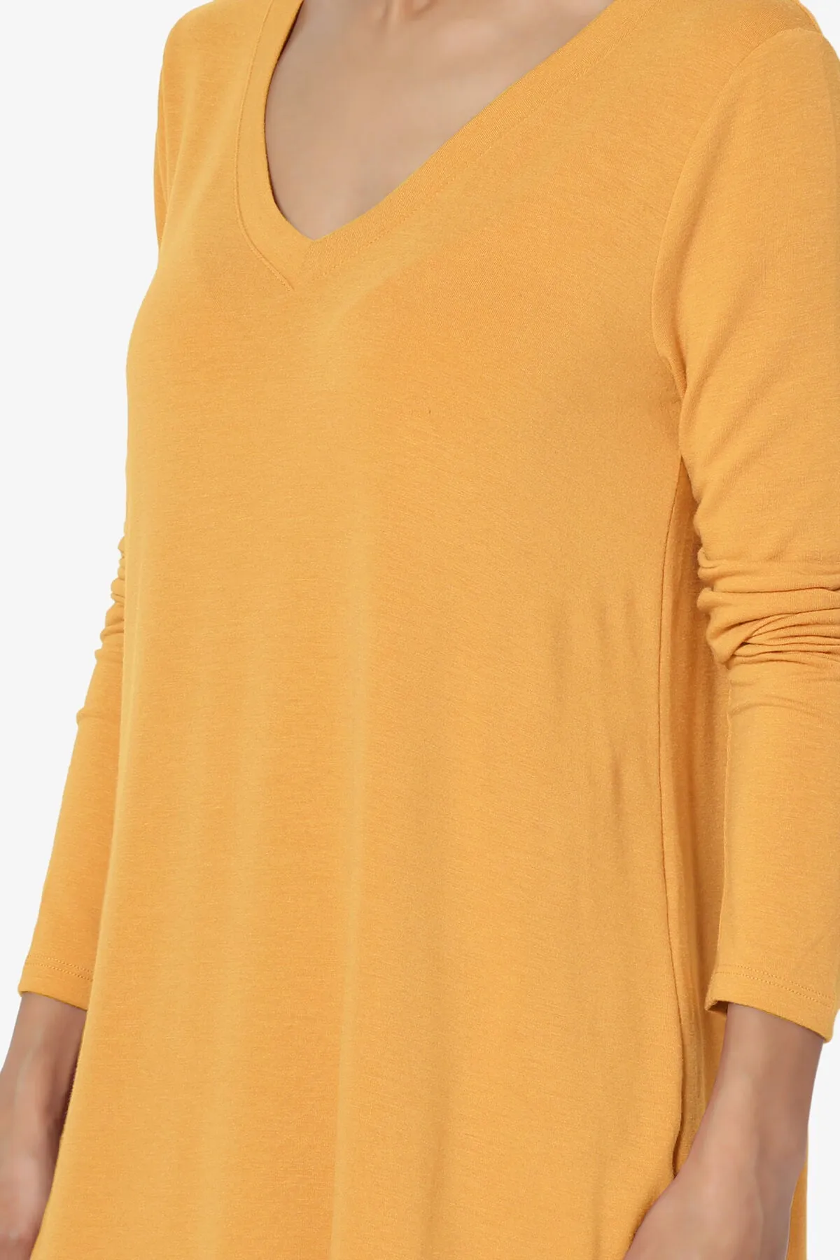 Ramada Long Sleeve Flowy Jersey Top PLUS