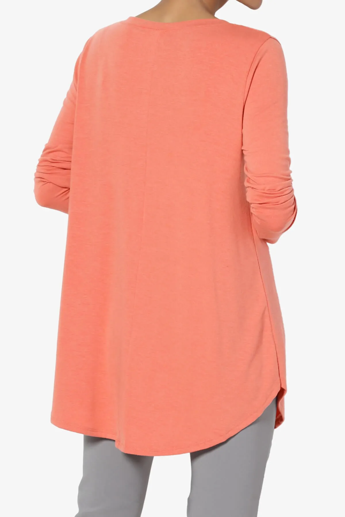 Ramada Long Sleeve Flowy Jersey Top PLUS