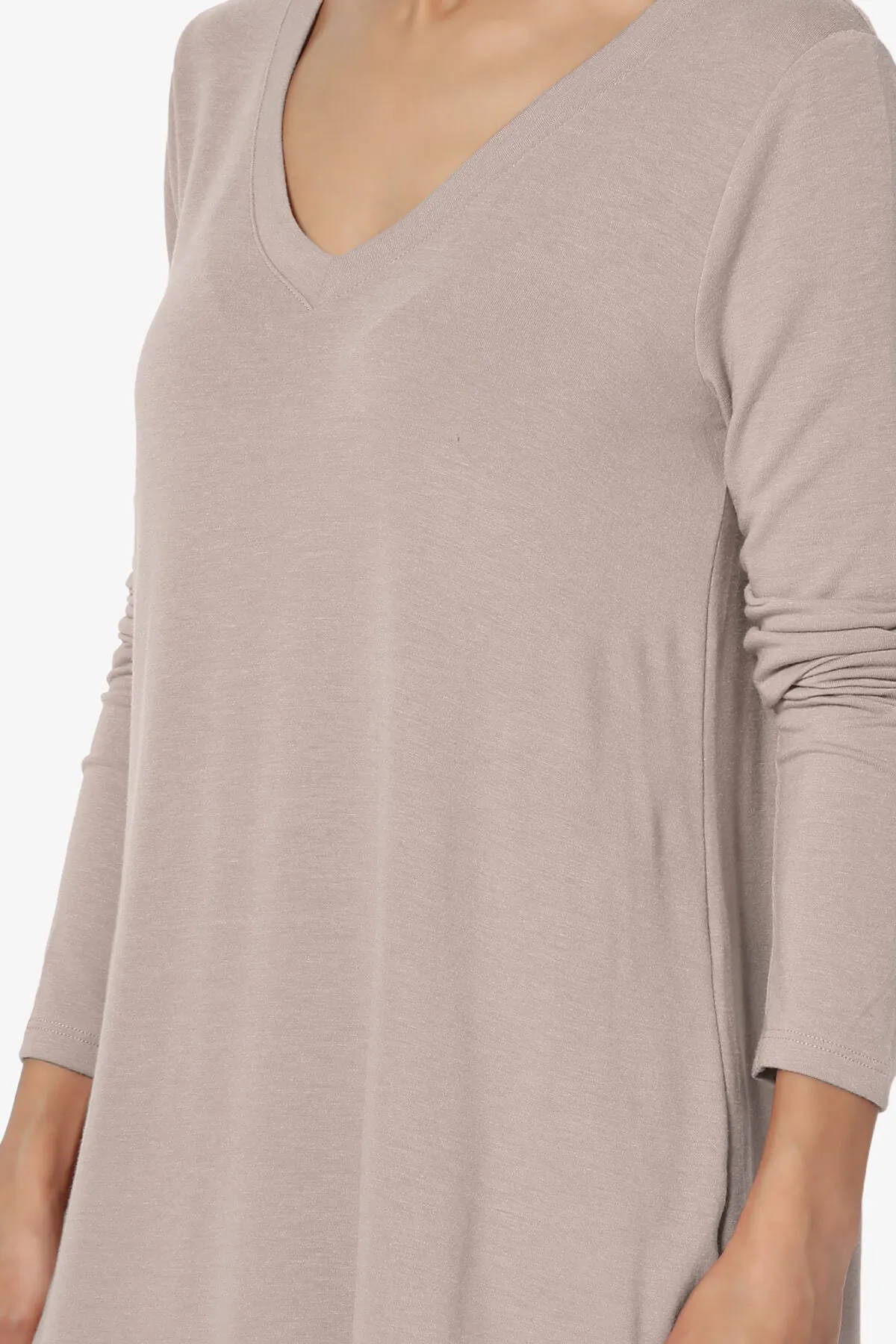 Ramada Long Sleeve Flowy Jersey Top PLUS