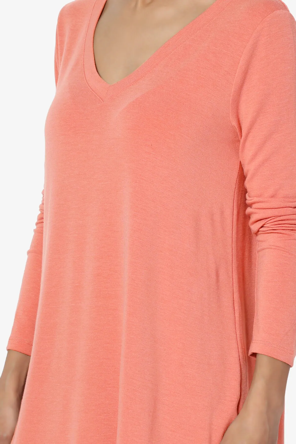 Ramada Long Sleeve Flowy Jersey Top PLUS