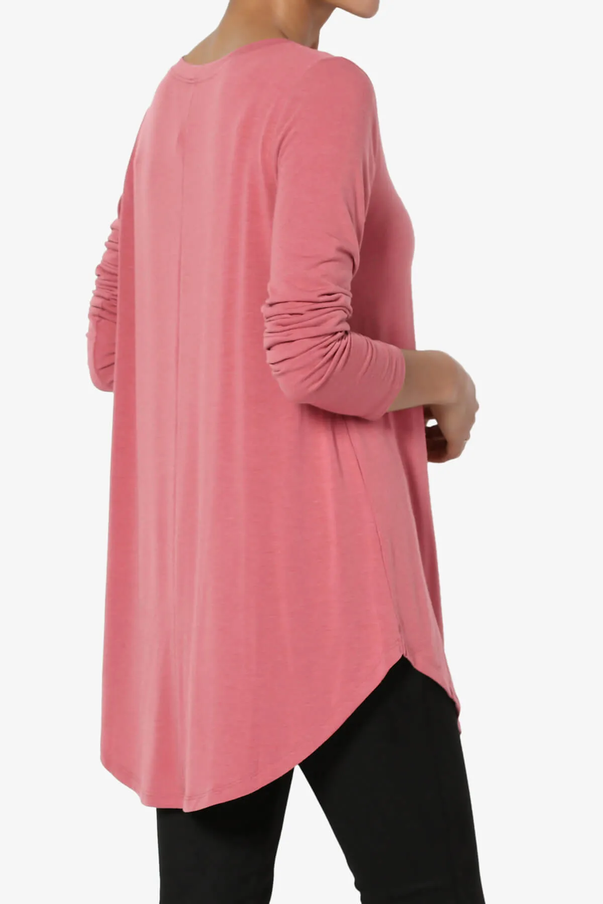 Ramada Long Sleeve Flowy Jersey Top PLUS