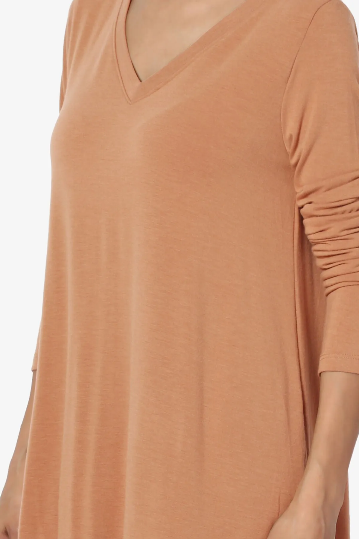 Ramada Long Sleeve Flowy Jersey Top PLUS