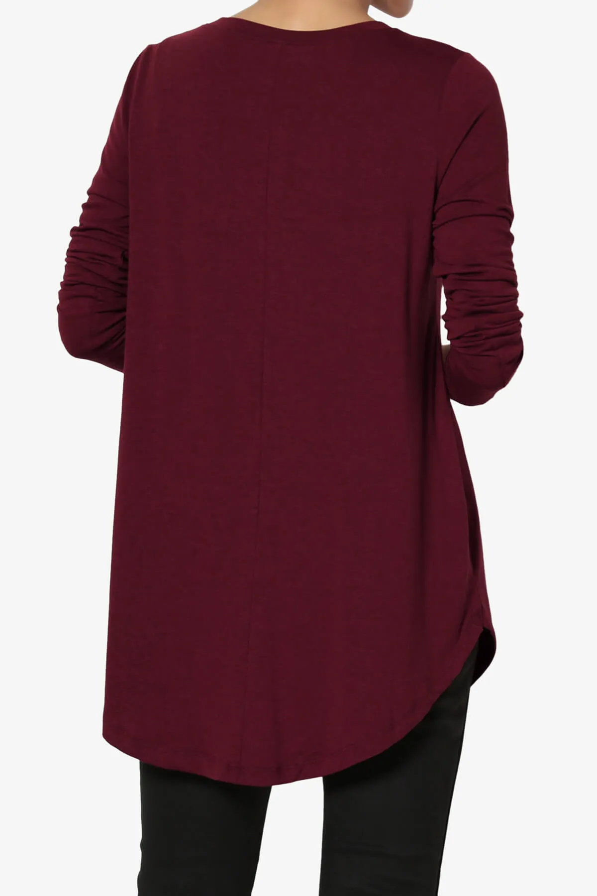 Ramada Long Sleeve Flowy Jersey Top PLUS