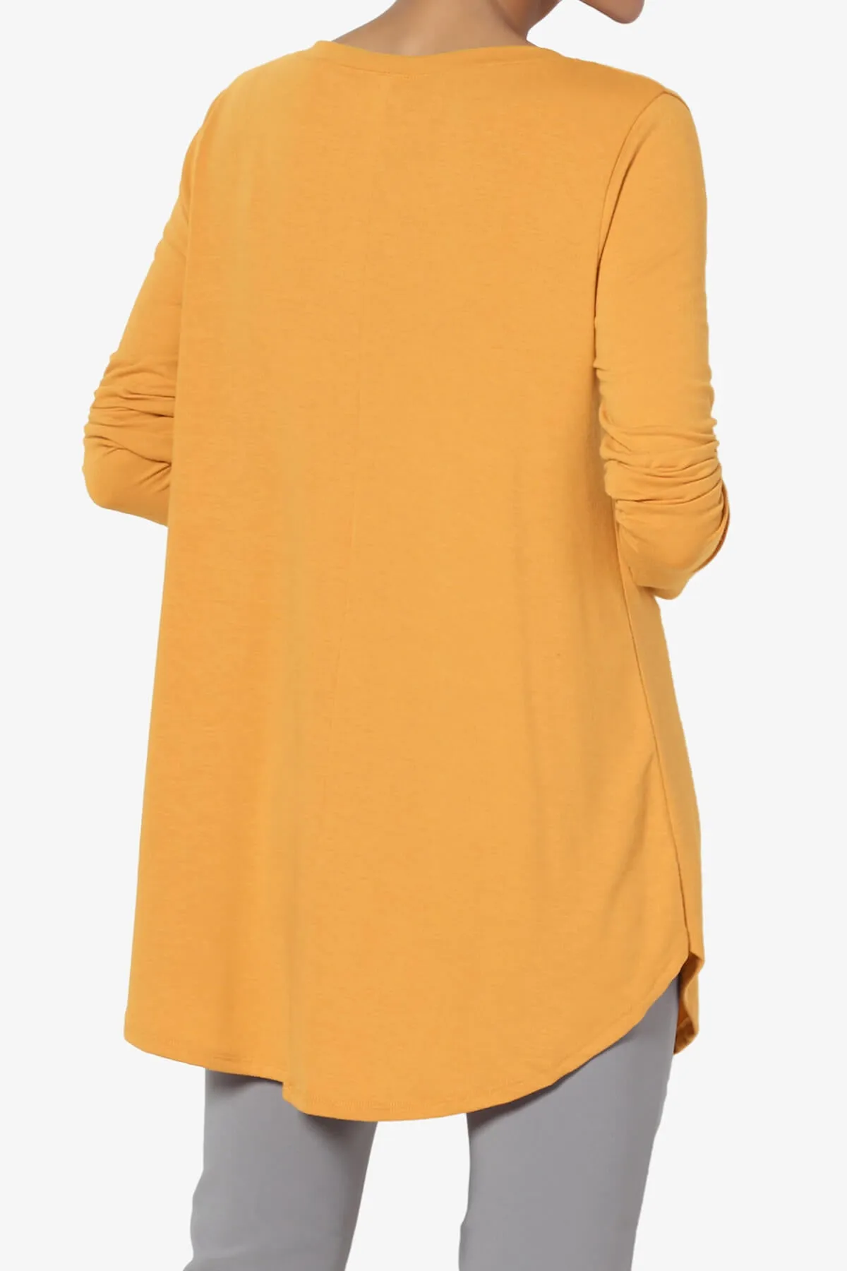 Ramada Long Sleeve Flowy Jersey Top PLUS