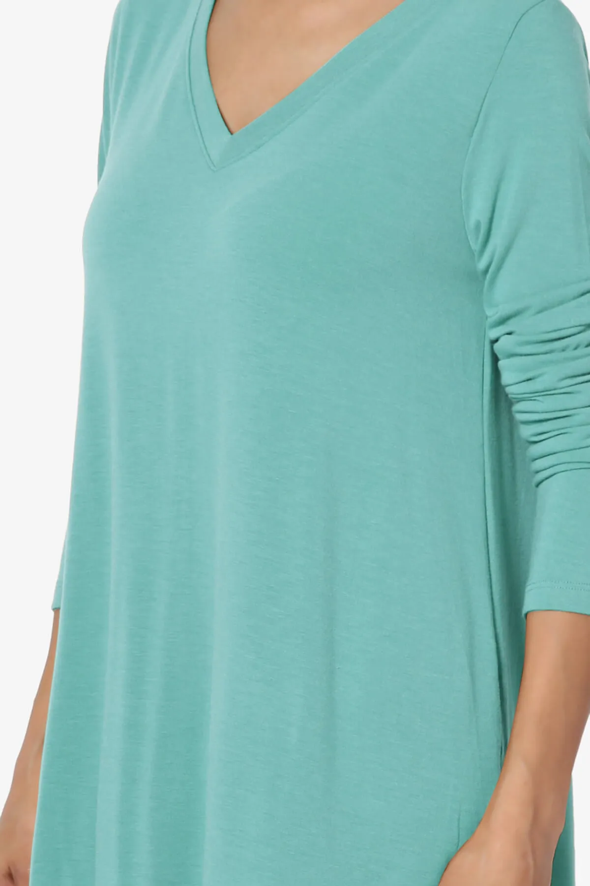 Ramada Long Sleeve Flowy Jersey Top PLUS