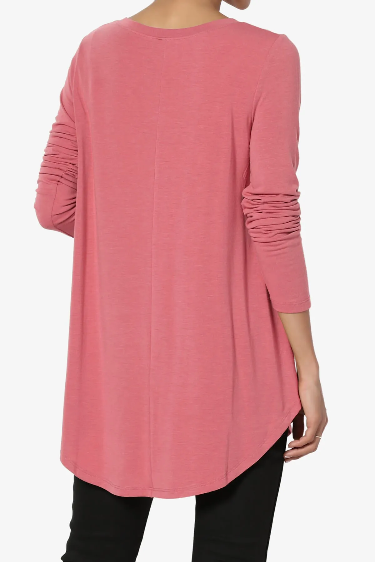 Ramada Long Sleeve Flowy Jersey Top PLUS