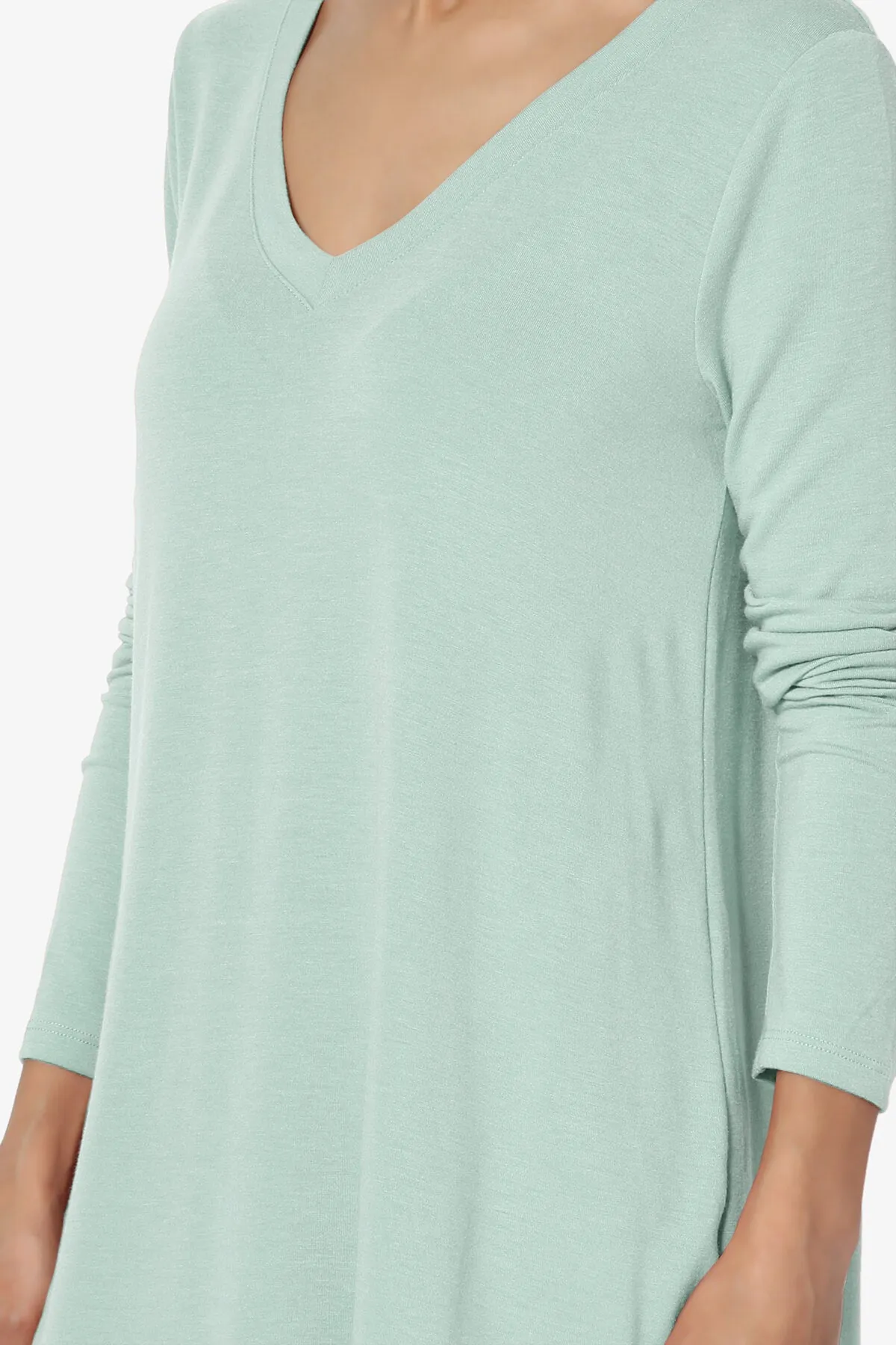 Ramada Long Sleeve Flowy Jersey Top PLUS