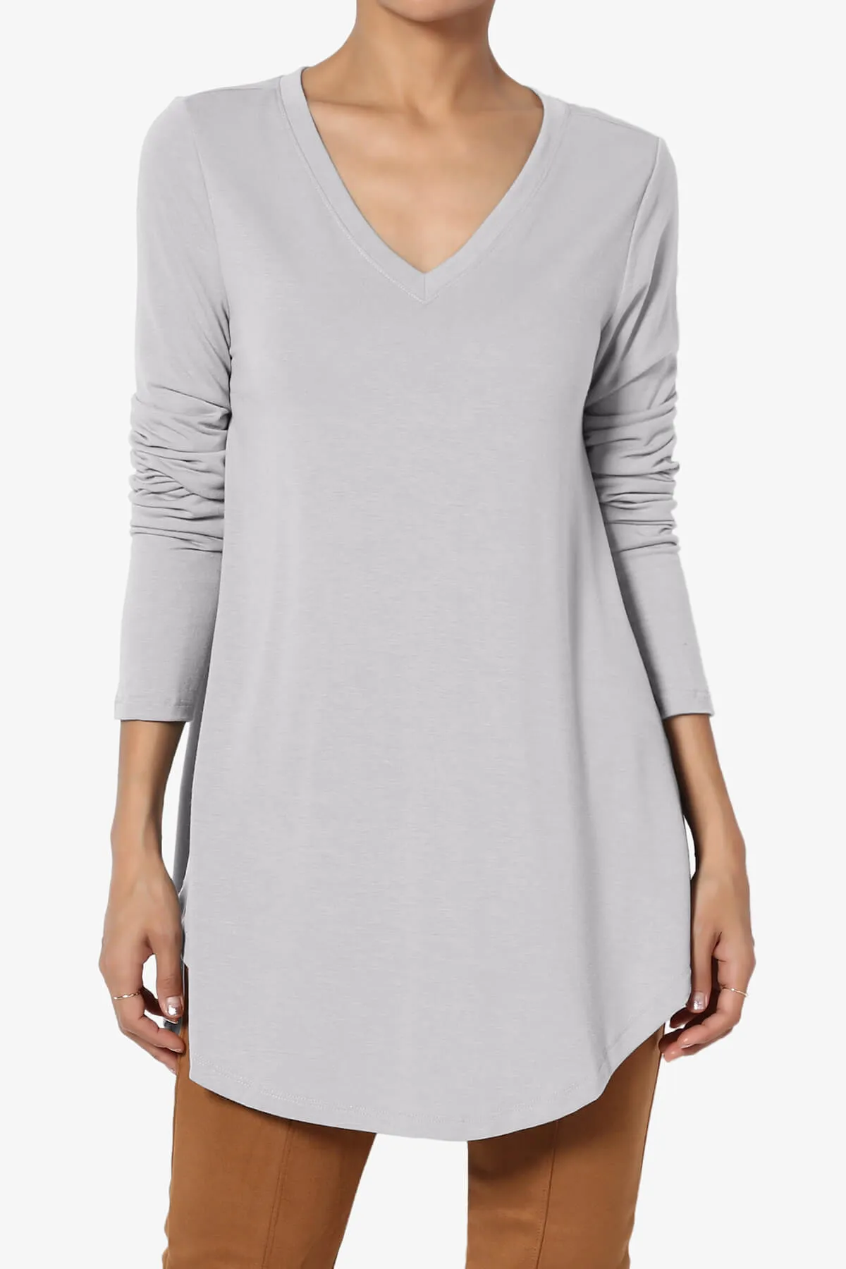 Ramada Long Sleeve Flowy Jersey Top PLUS