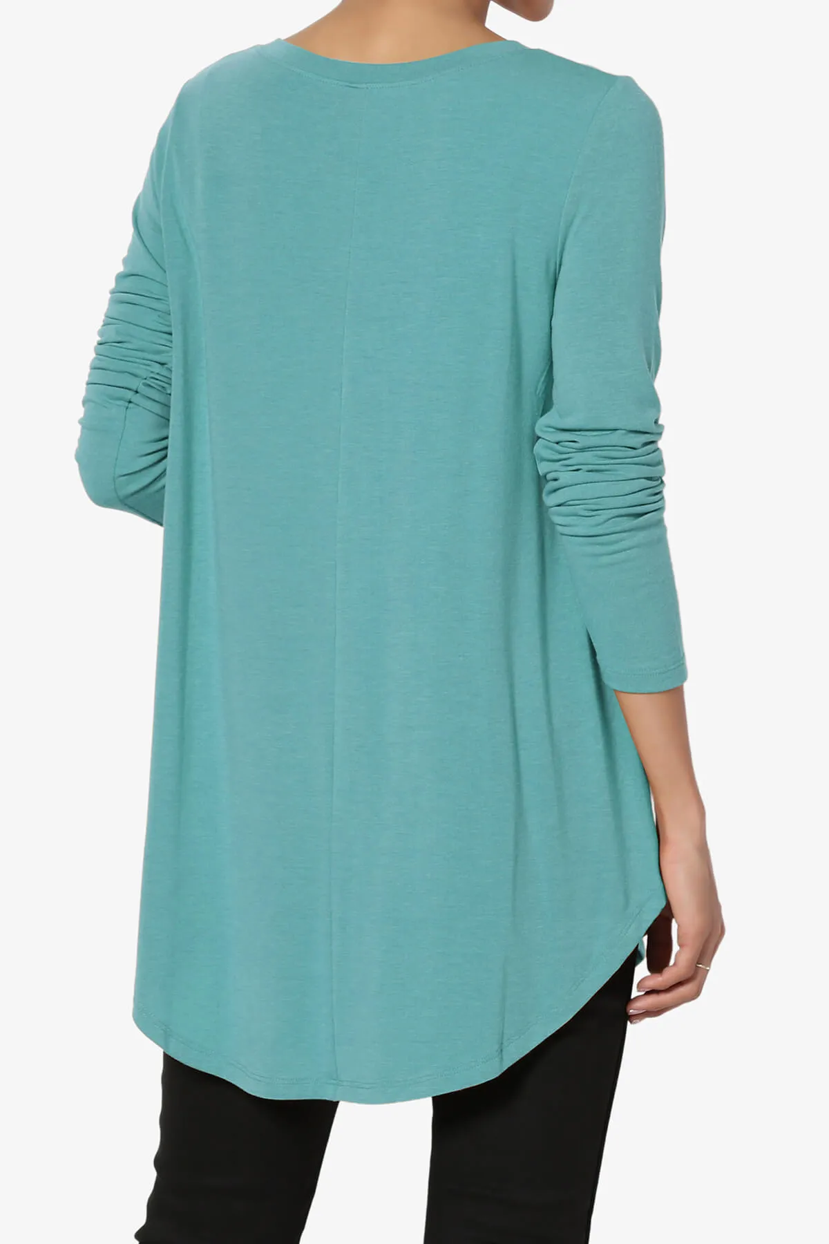 Ramada Long Sleeve Flowy Jersey Top PLUS