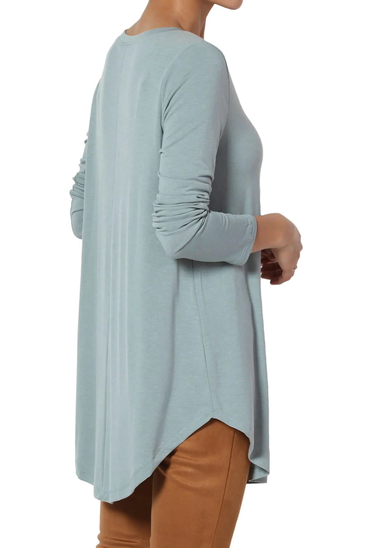 Ramada Long Sleeve Flowy Jersey Top PLUS