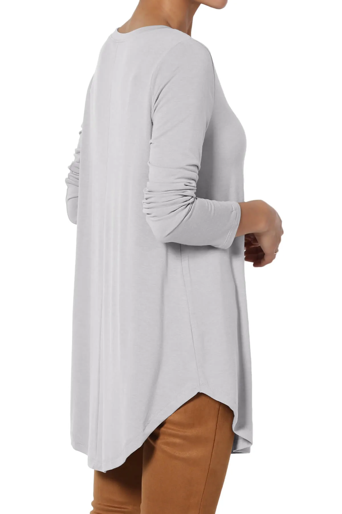 Ramada Long Sleeve Flowy Jersey Top PLUS