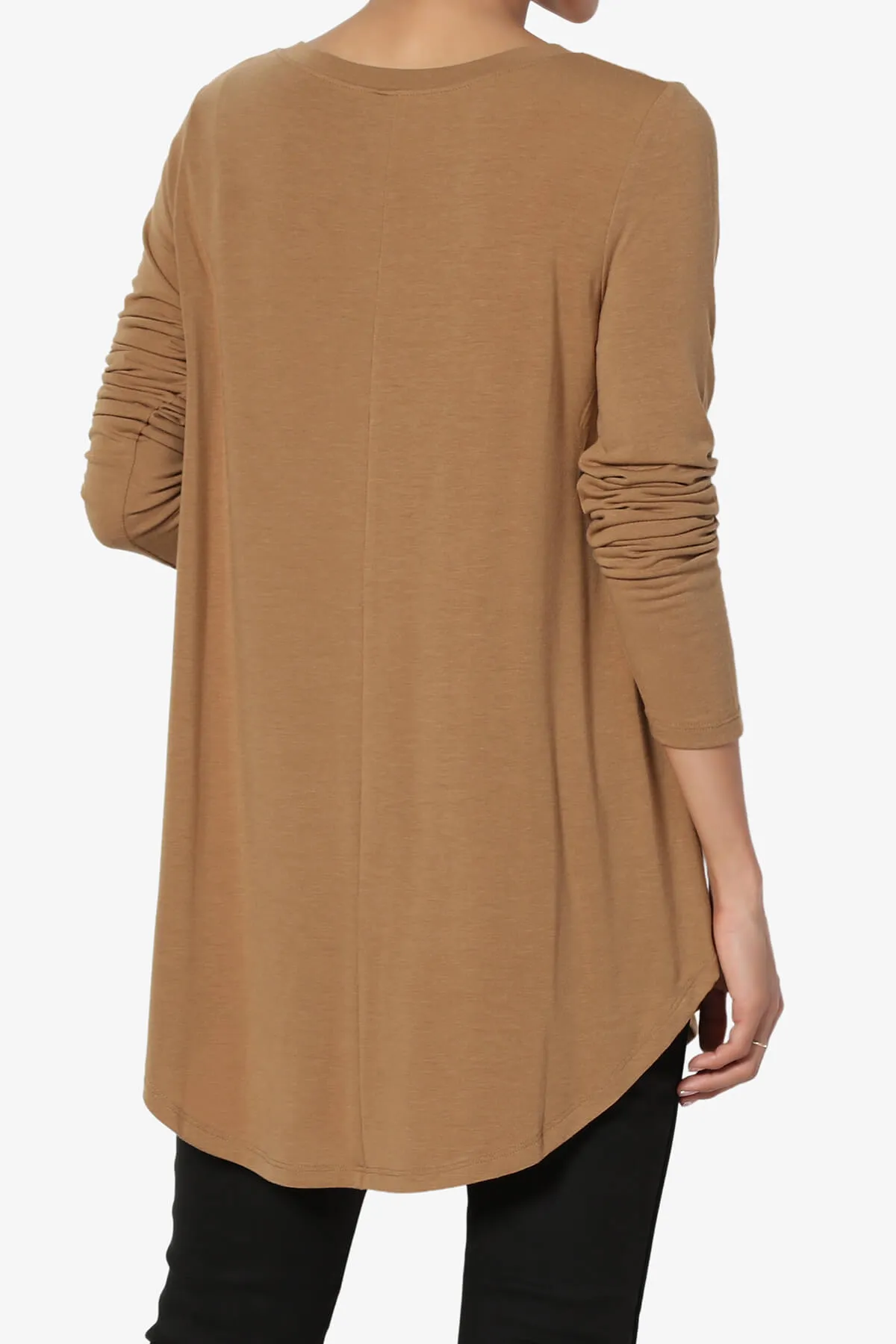 Ramada Long Sleeve Flowy Jersey Top PLUS
