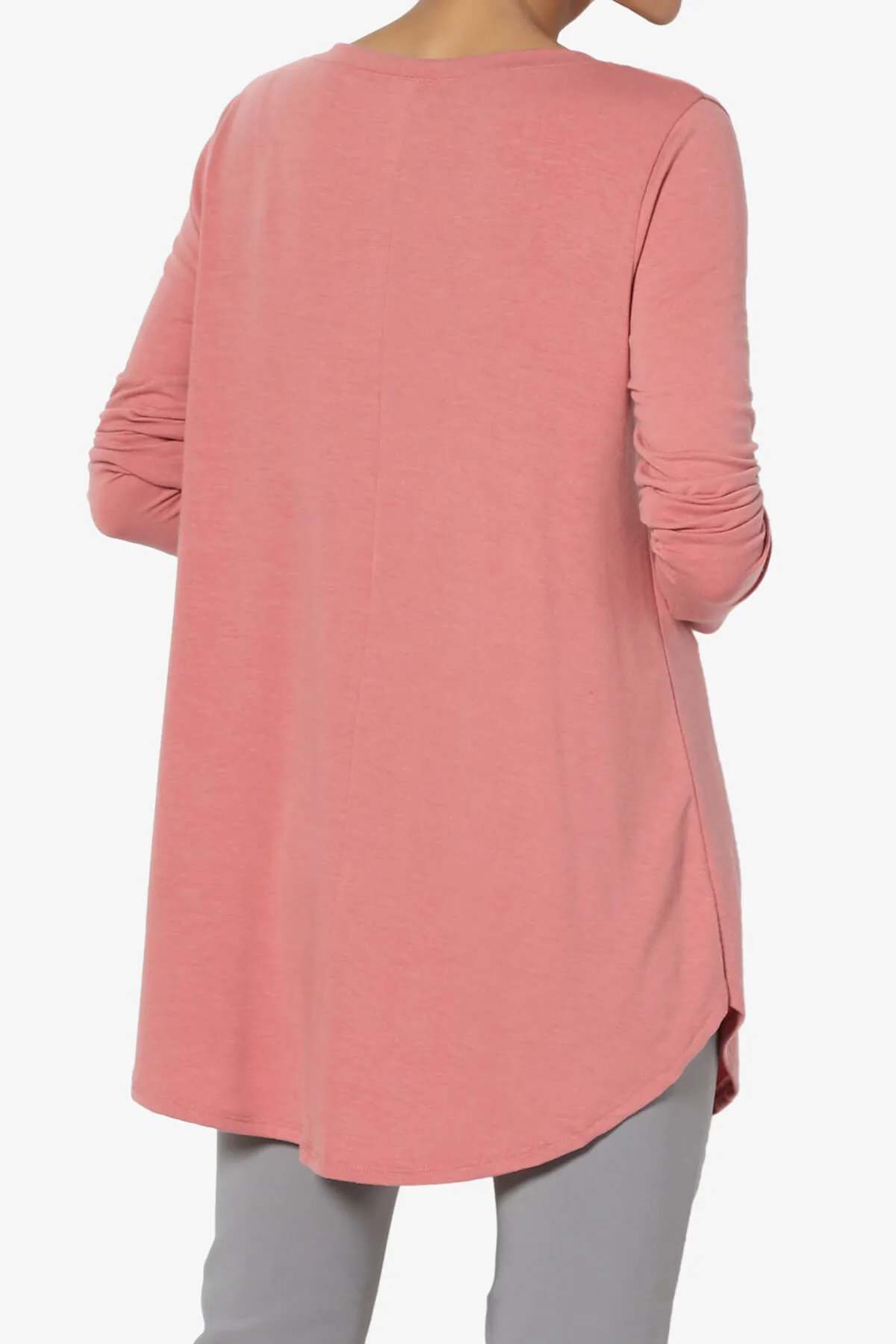 Ramada Long Sleeve Flowy Jersey Top PLUS