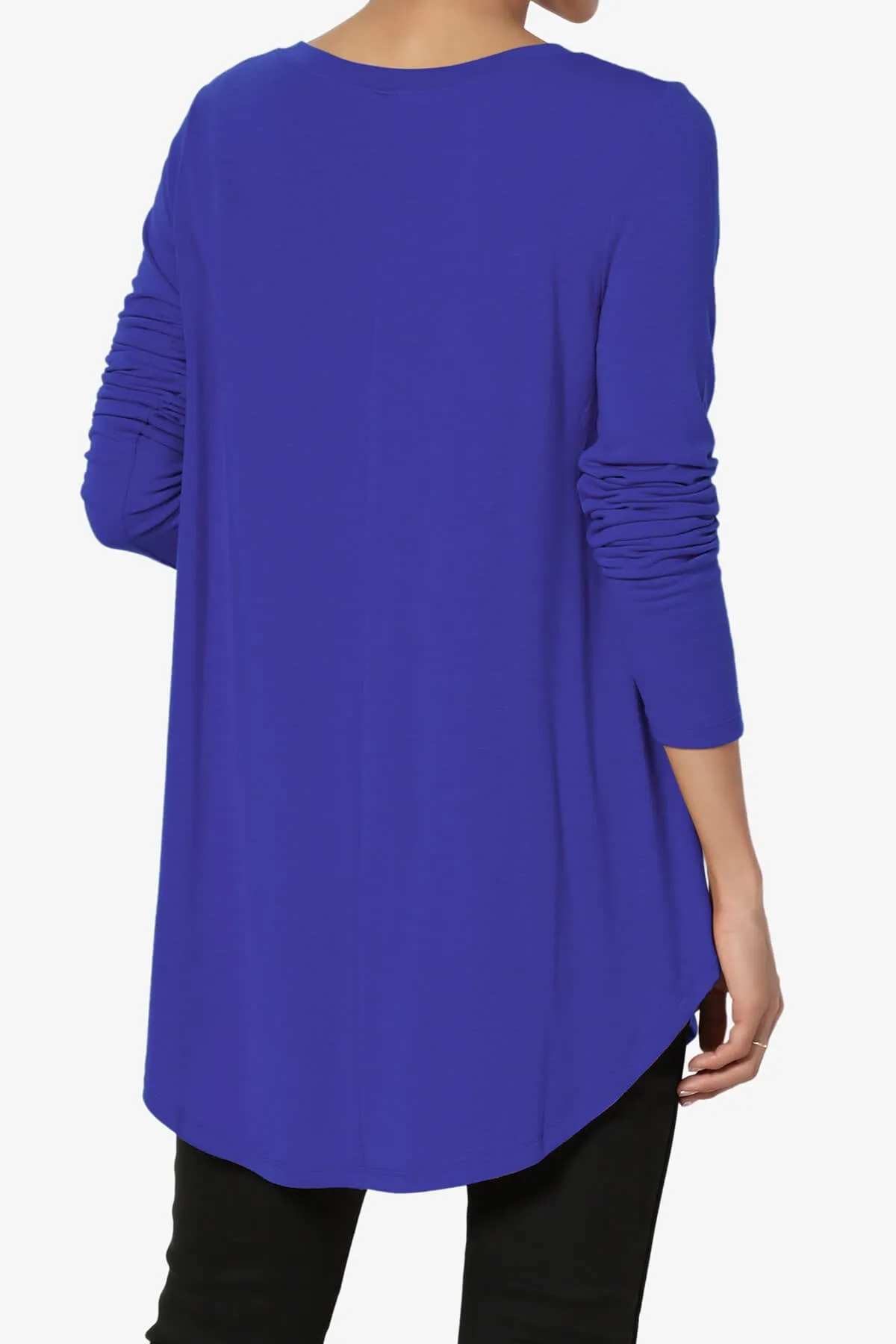 Ramada Long Sleeve Flowy Jersey Top PLUS