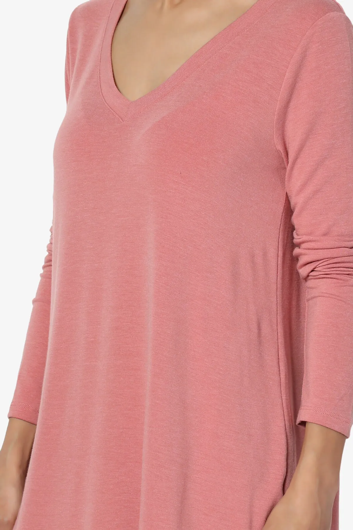 Ramada Long Sleeve Flowy Jersey Top PLUS