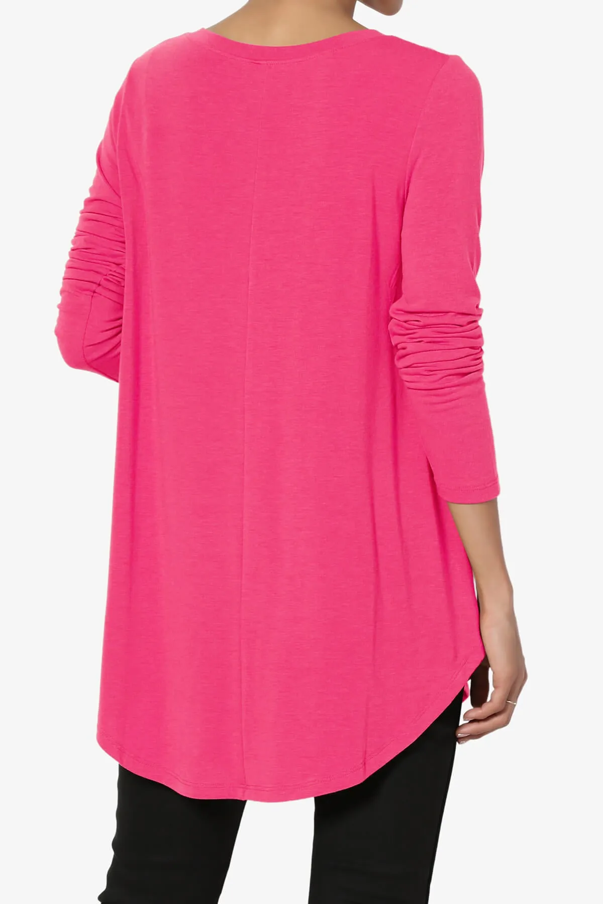 Ramada Long Sleeve Flowy Jersey Top PLUS