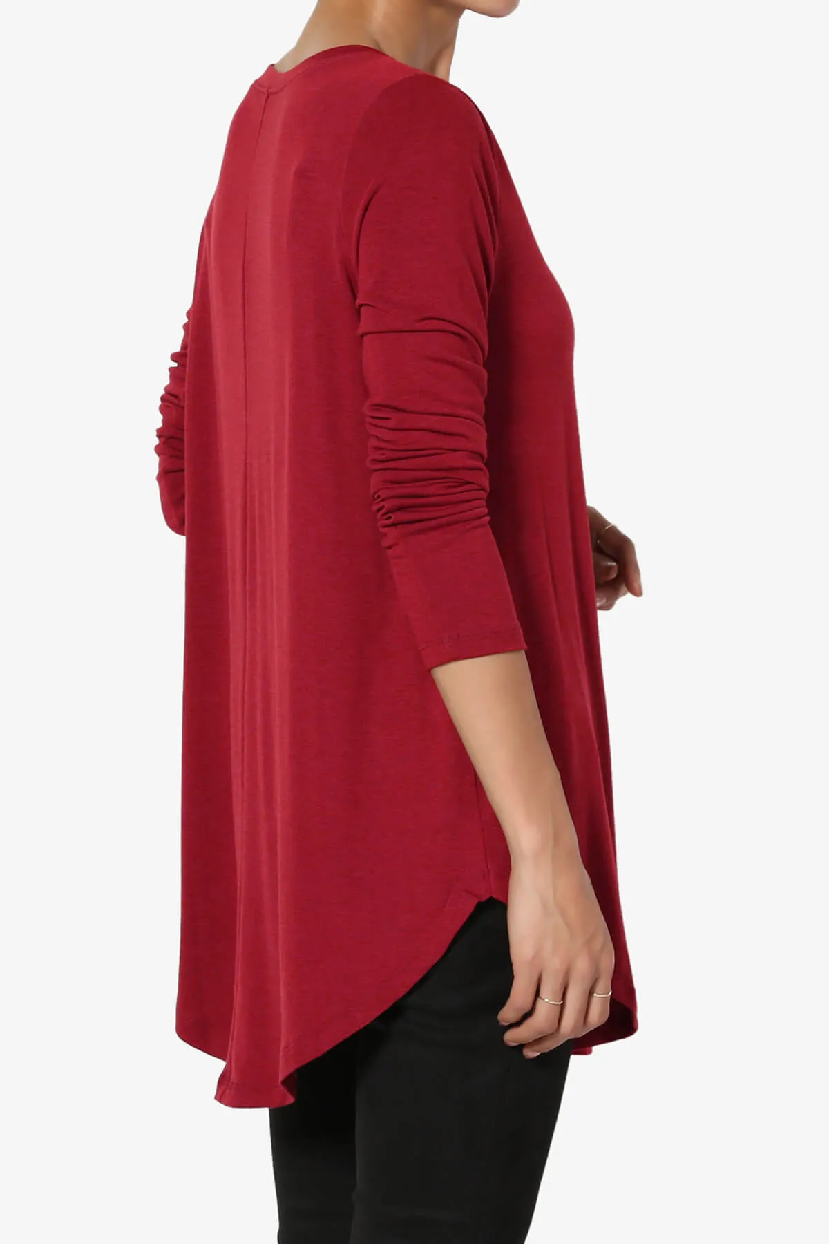 Ramada Long Sleeve Flowy Jersey Top PLUS