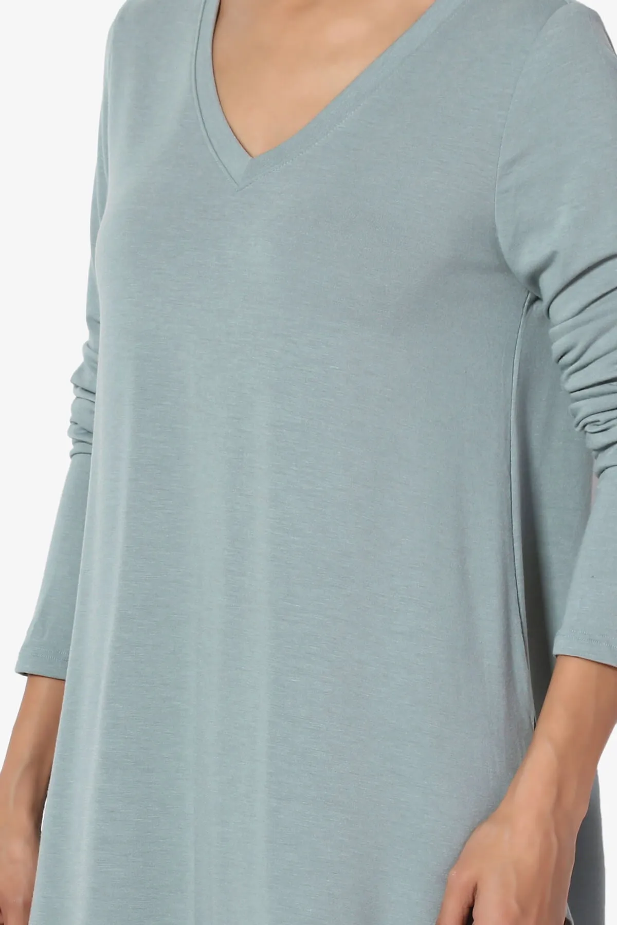 Ramada Long Sleeve Flowy Jersey Top PLUS