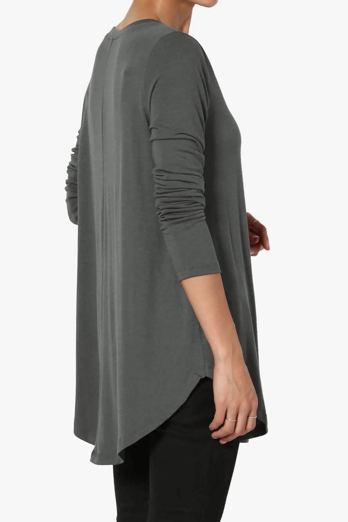 Ramada Long Sleeve Flowy Jersey Top PLUS