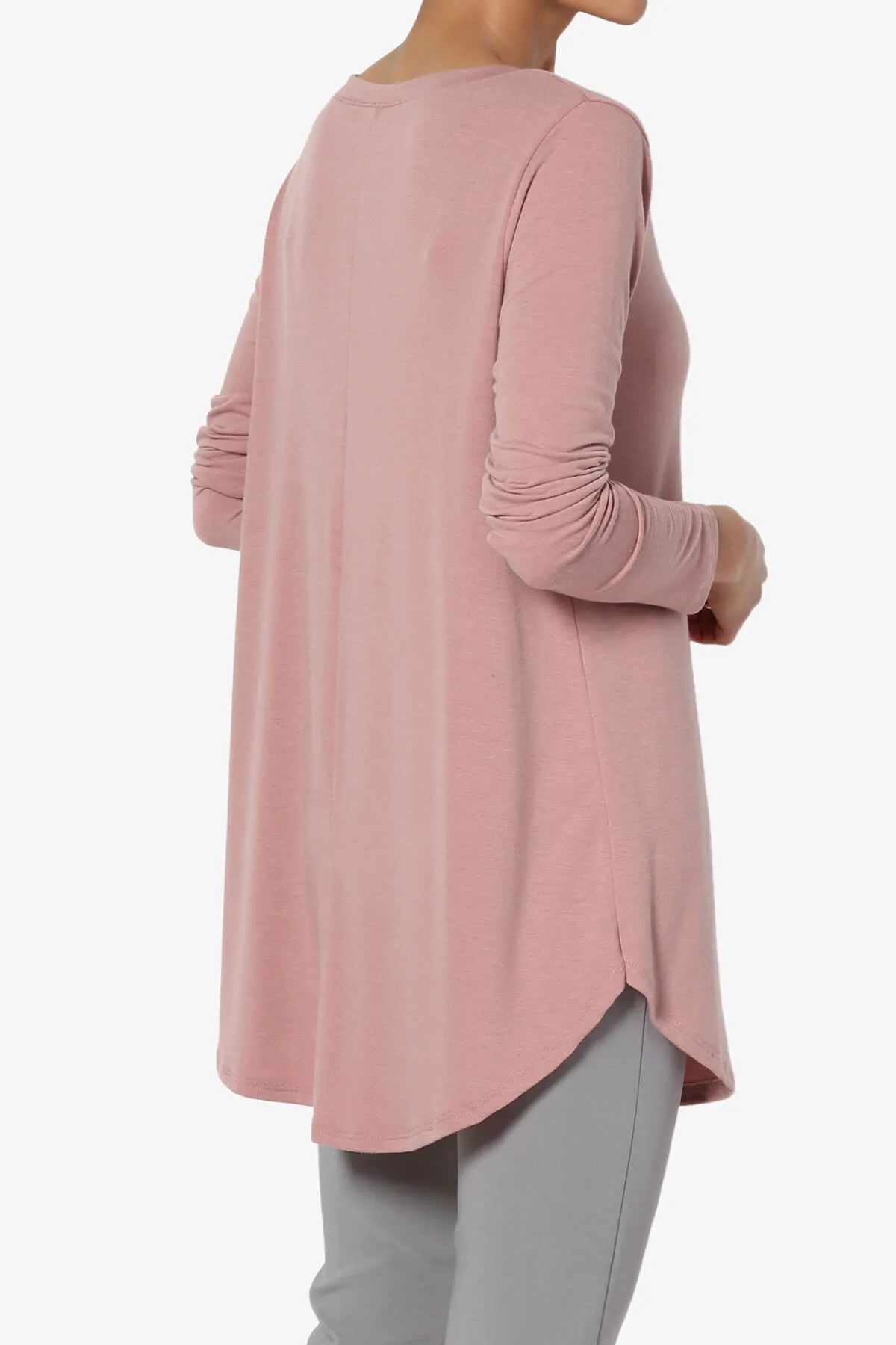 Ramada Long Sleeve Flowy Jersey Top PLUS