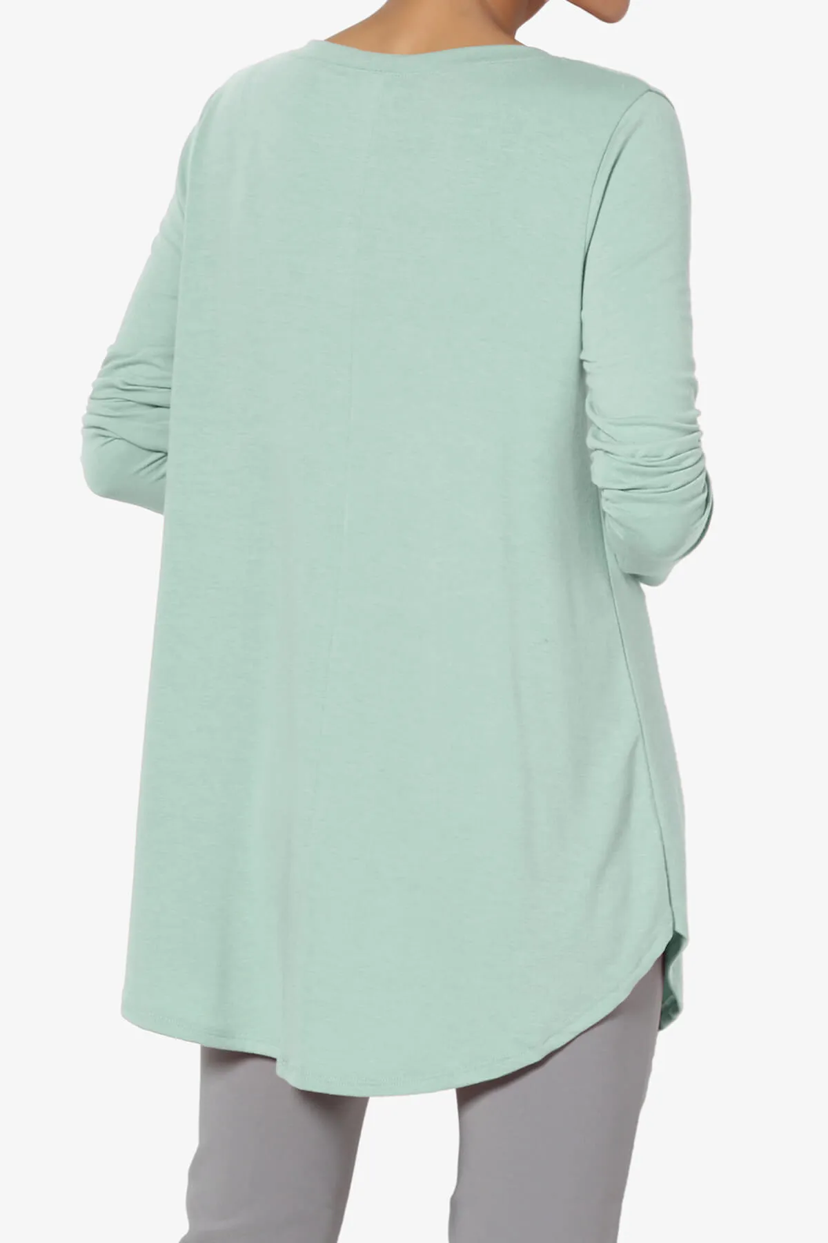 Ramada Long Sleeve Flowy Jersey Top PLUS
