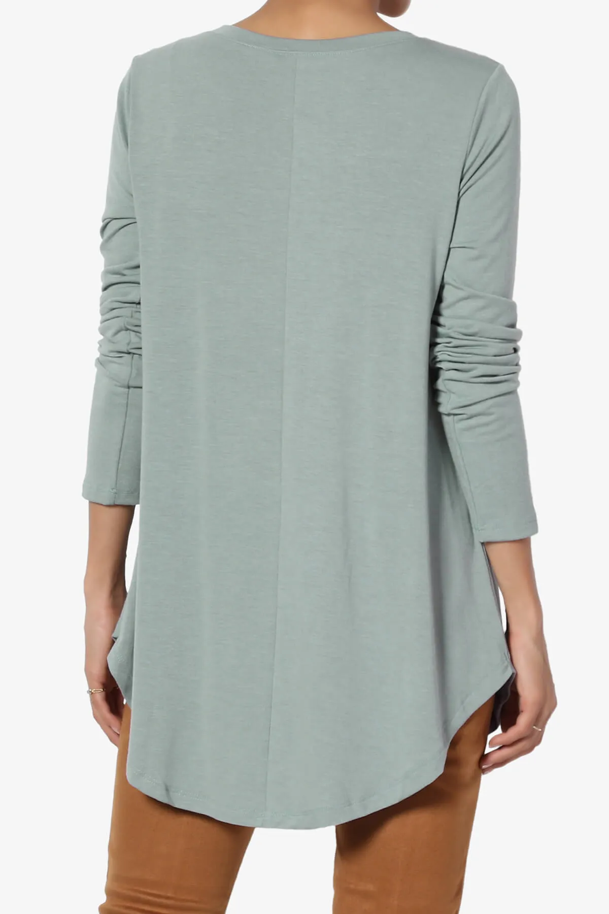 Ramada Long Sleeve Flowy Jersey Top PLUS