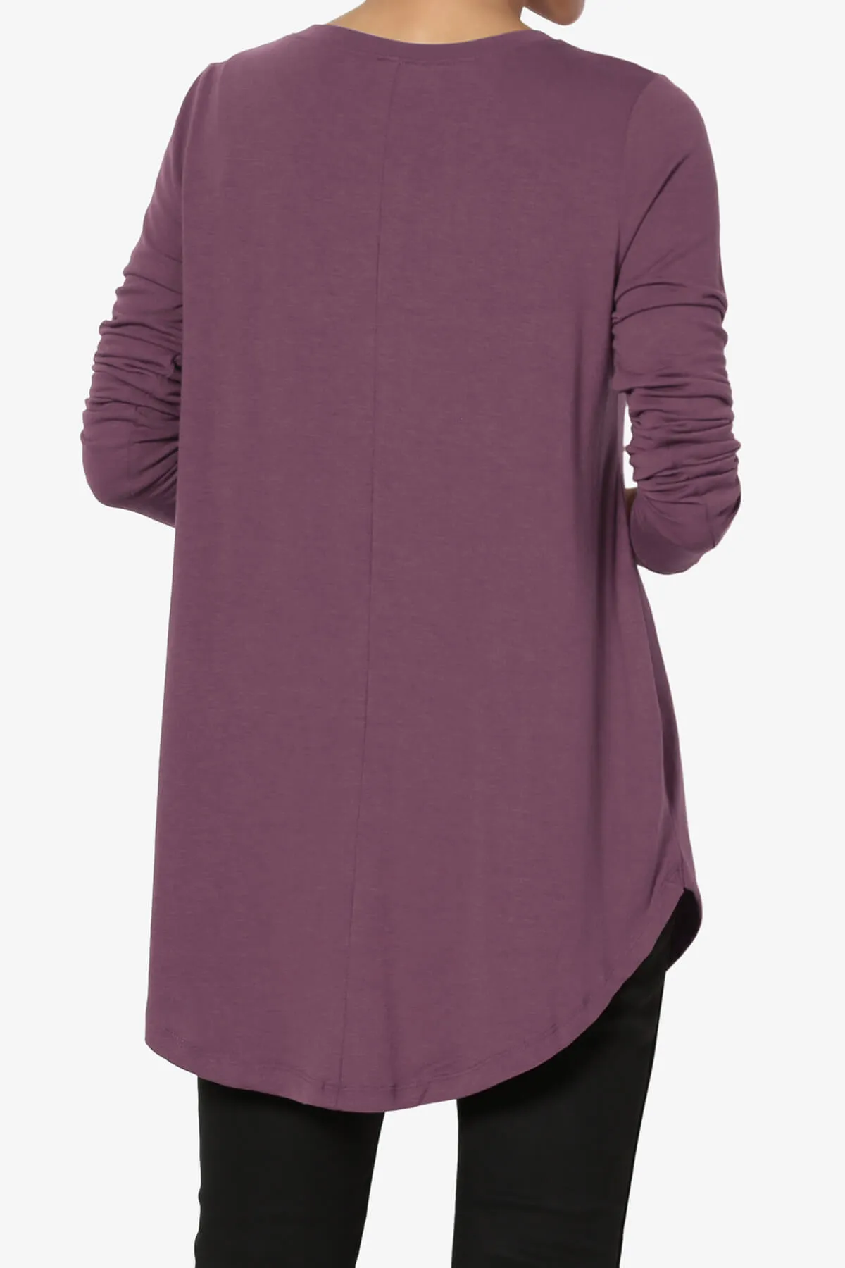 Ramada Long Sleeve Flowy Jersey Top PLUS