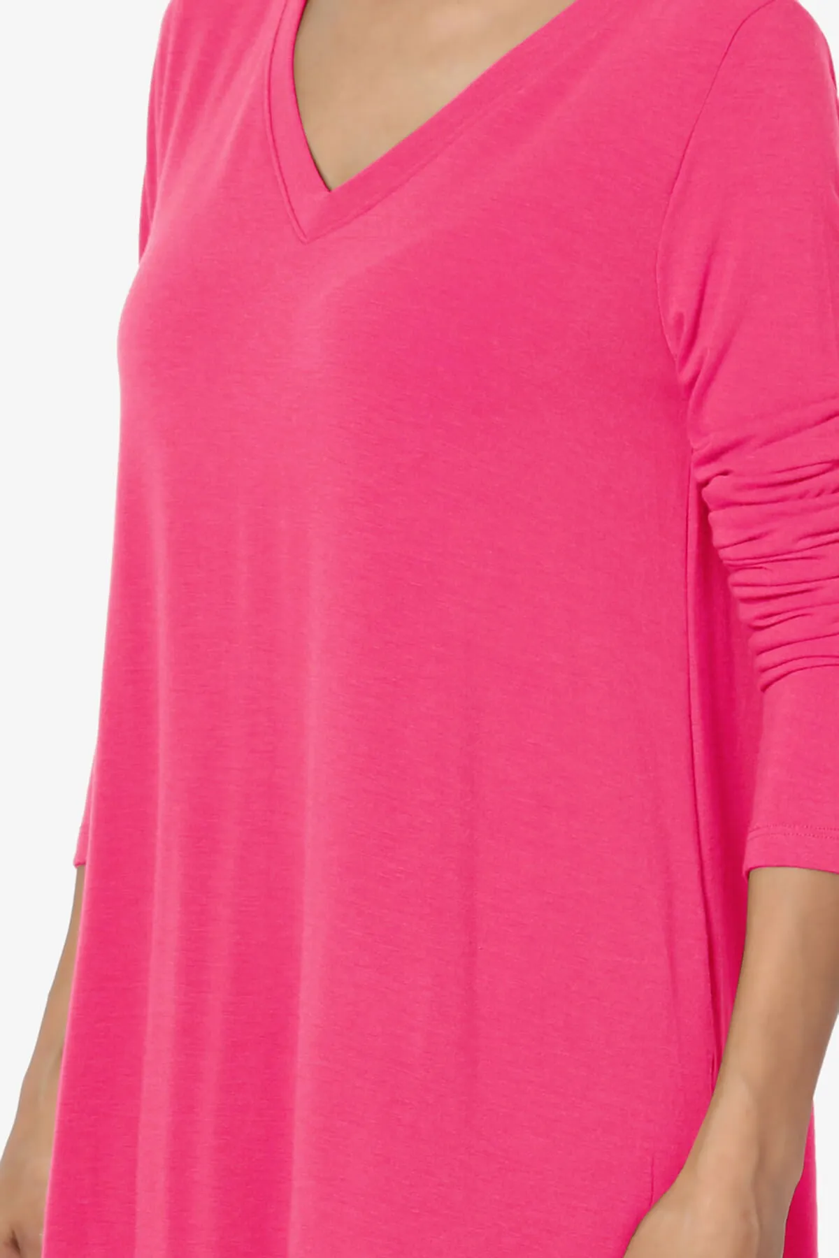 Ramada Long Sleeve Flowy Jersey Top PLUS