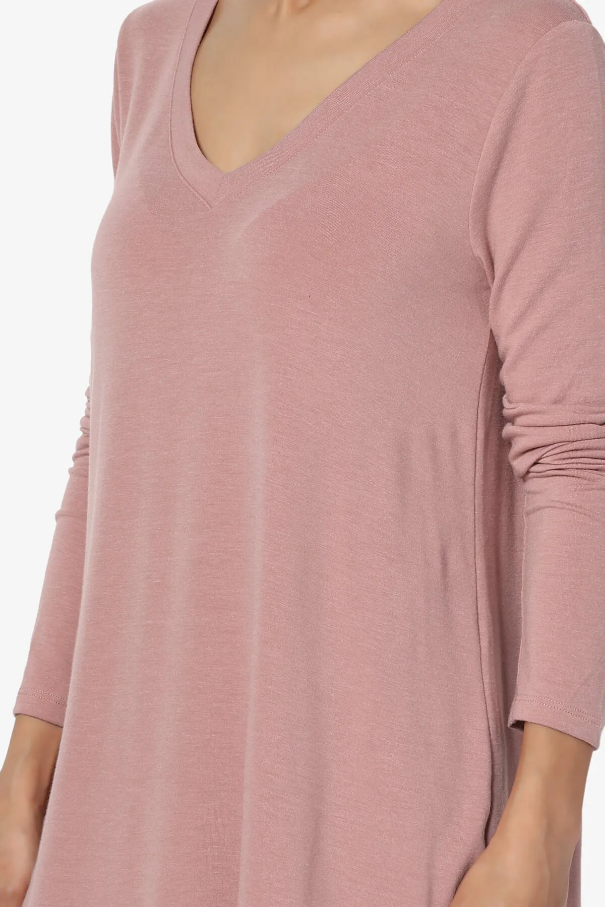 Ramada Long Sleeve Flowy Jersey Top PLUS