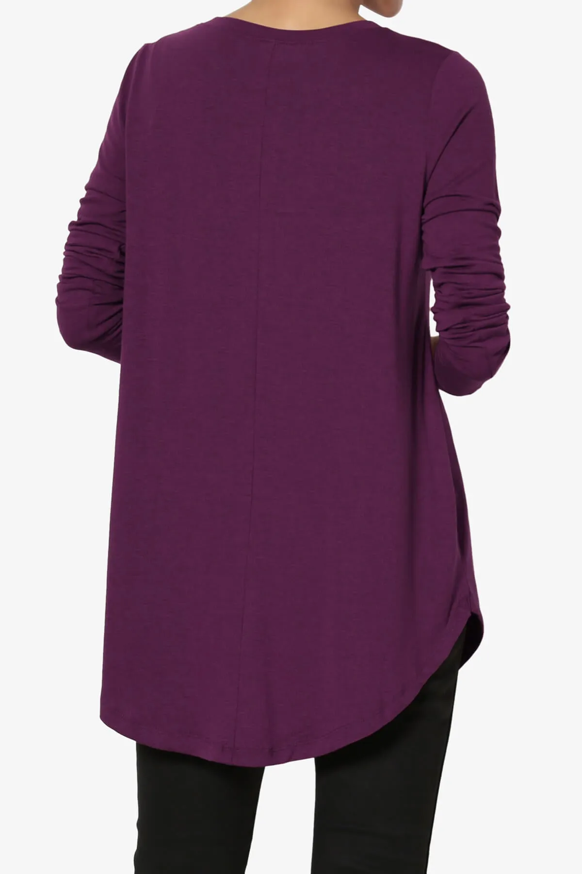 Ramada Long Sleeve Flowy Jersey Top PLUS