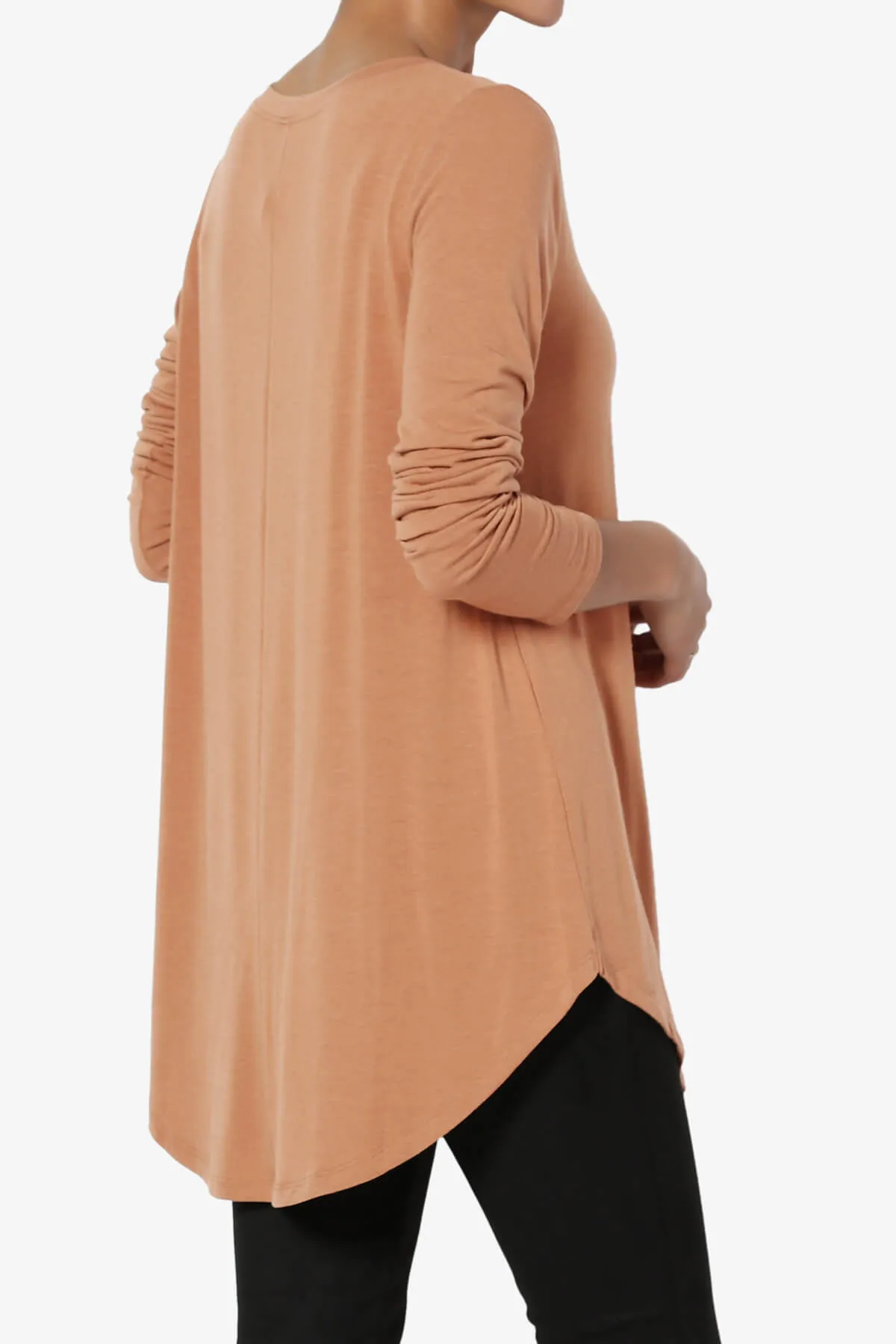 Ramada Long Sleeve Flowy Jersey Top PLUS