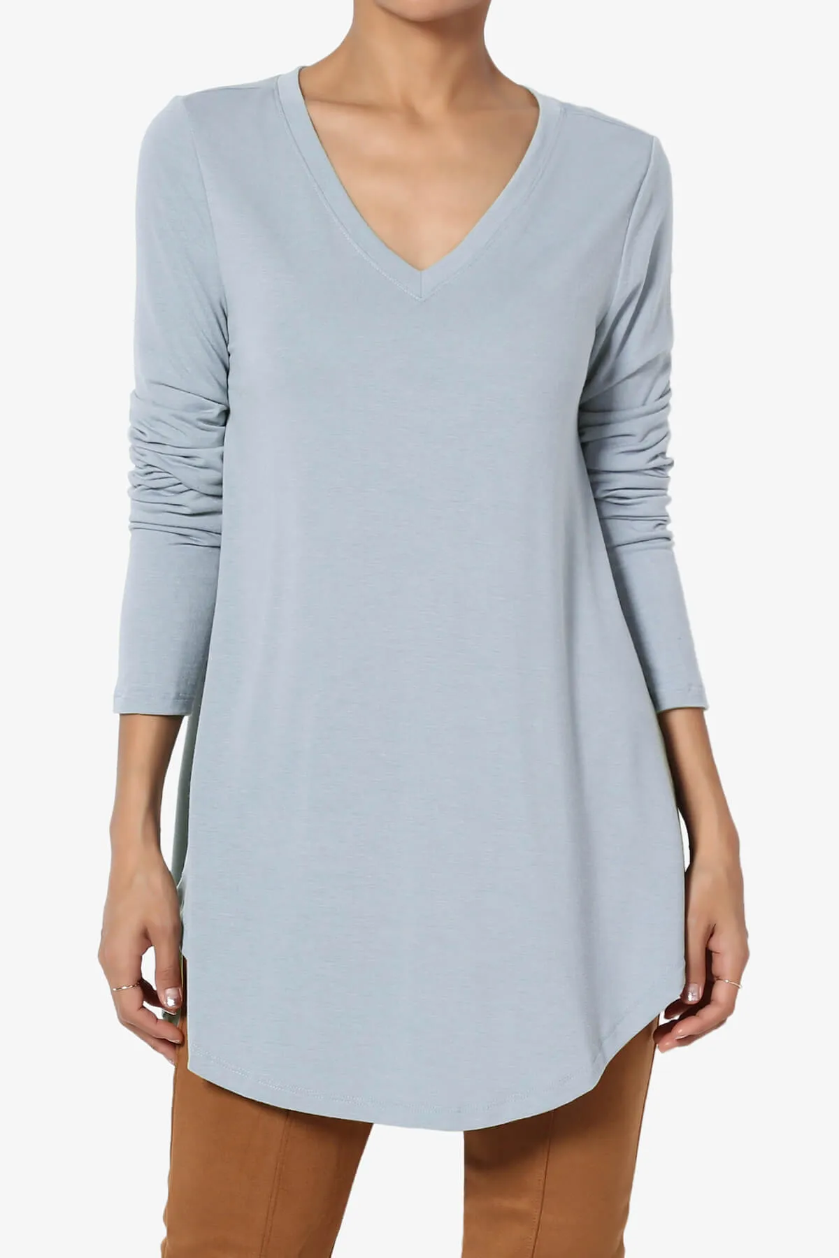 Ramada Long Sleeve Flowy Jersey Top PLUS